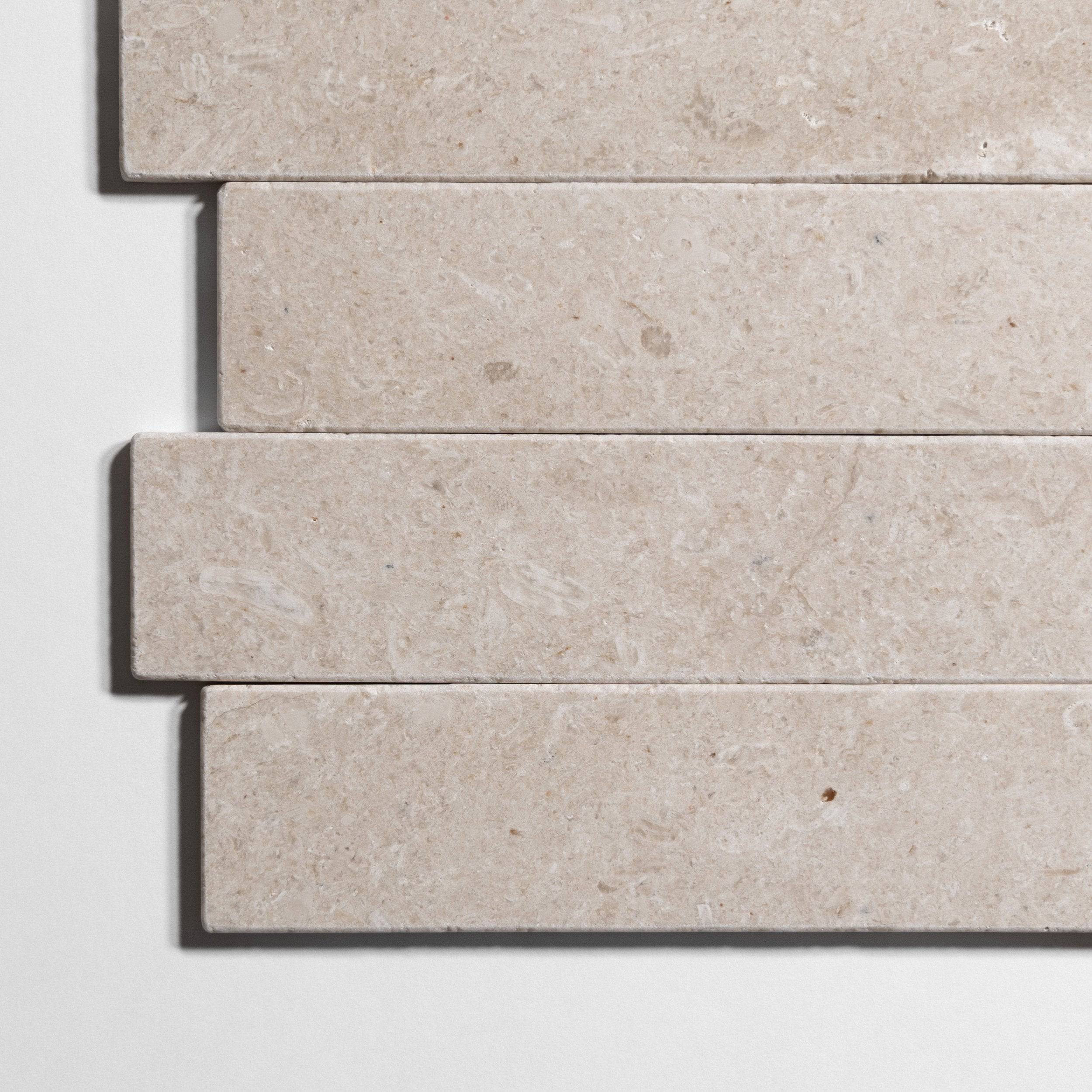 Sierra Limestone 3"x12" Tumbled - Castelli Marble