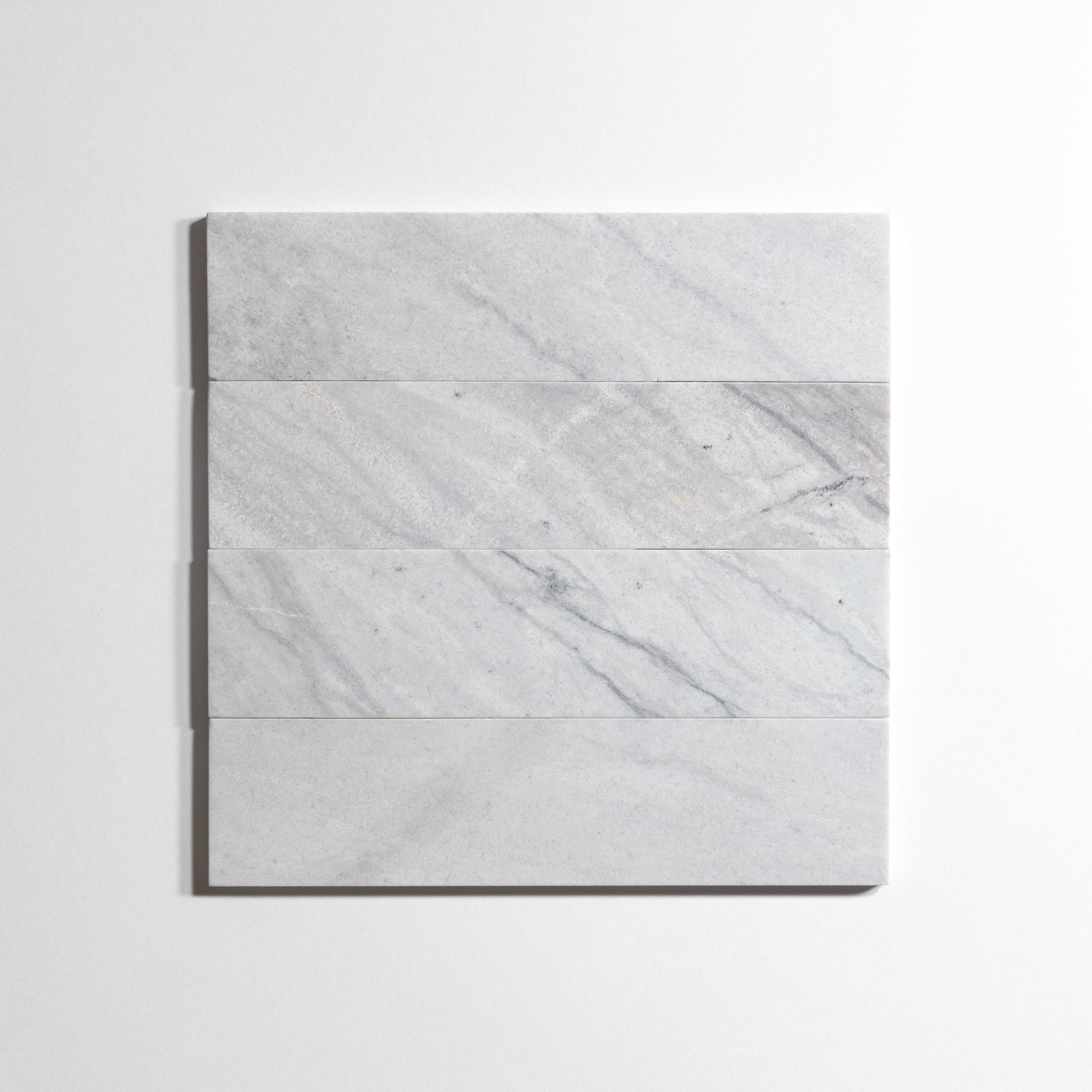 Silver Mist  3" x 12" - Castelli Marble