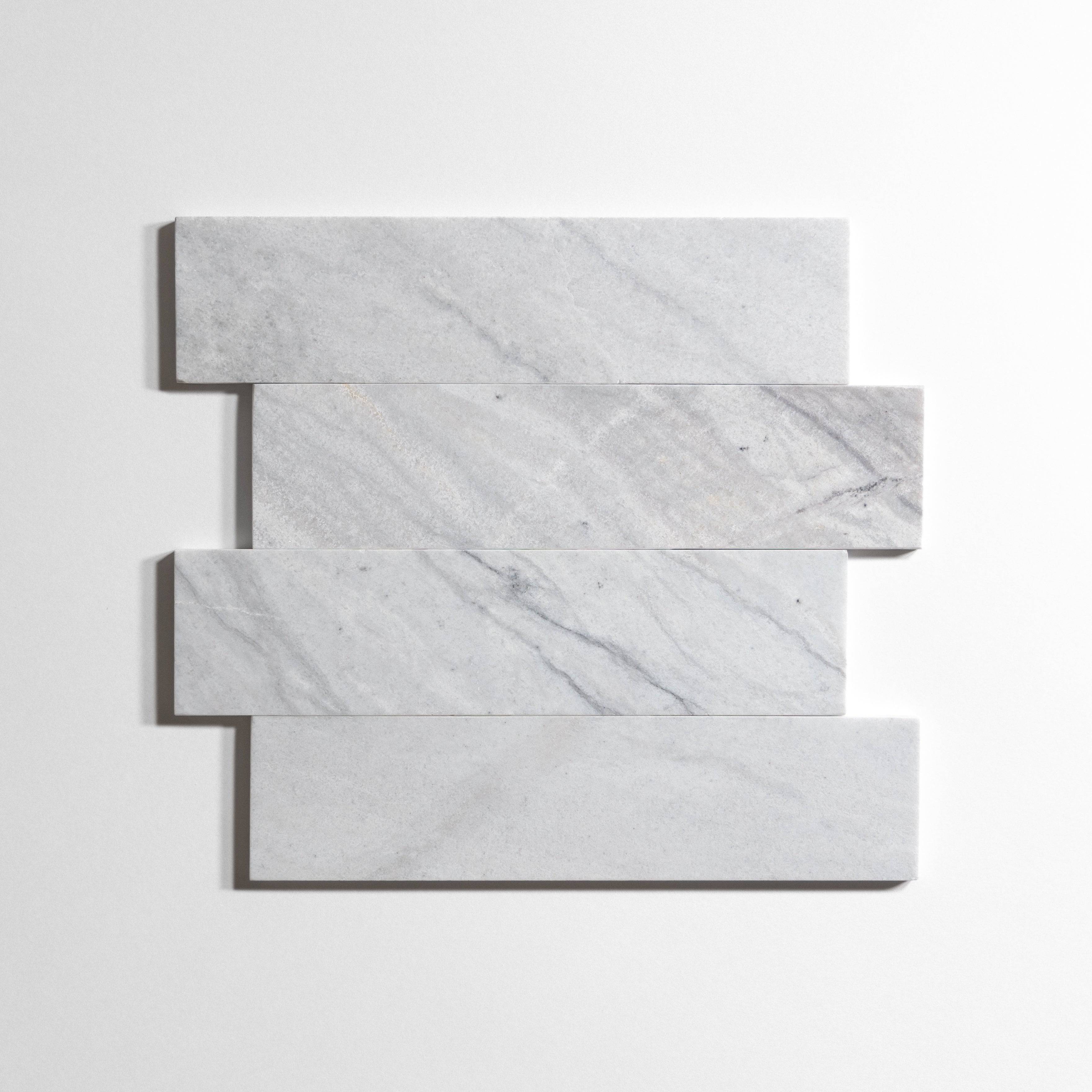 Silver Mist  3" x 12" - Castelli Marble