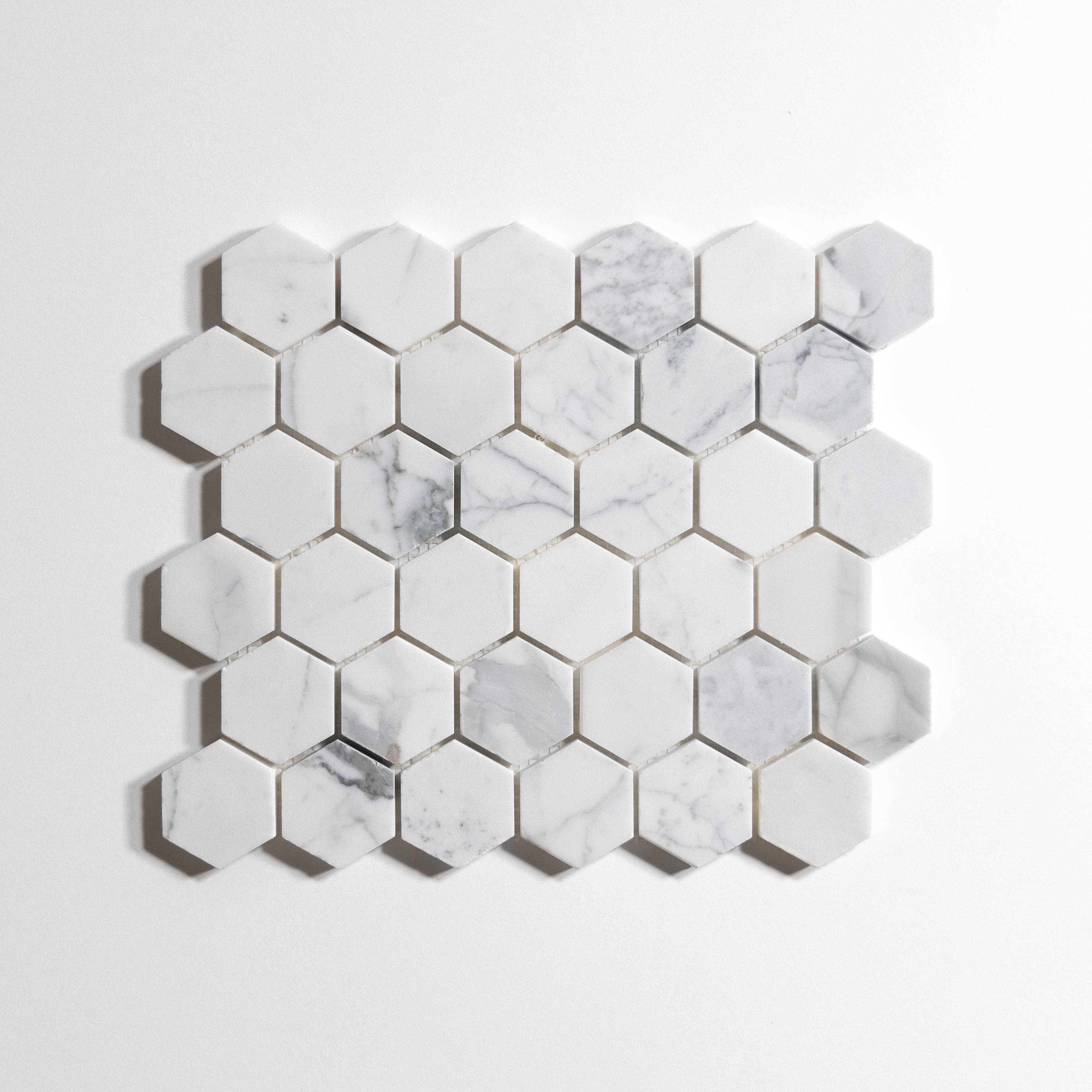 Statuary Hexagon Mosaic Tile