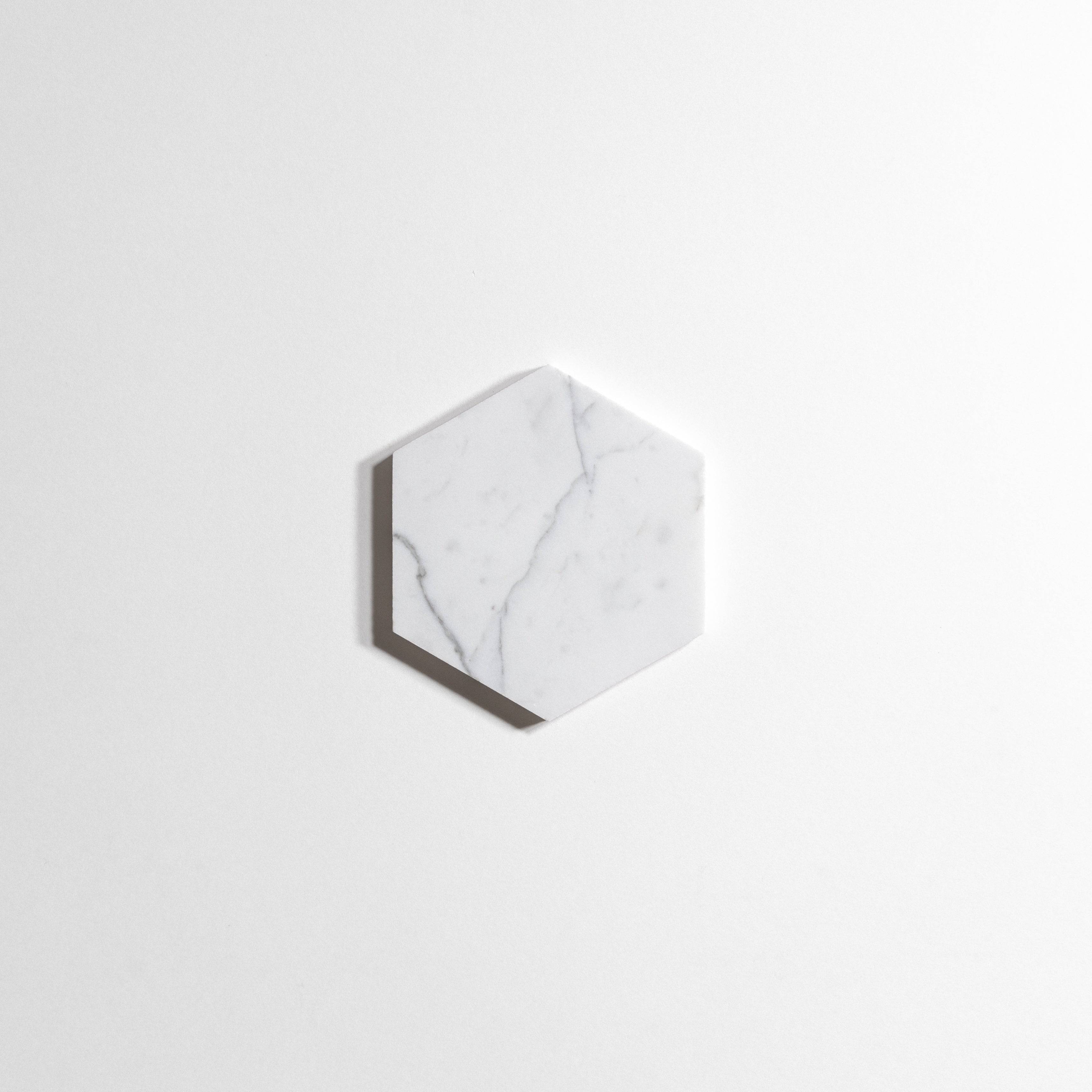 Statuary 5" Hexagon - Castelli Marble