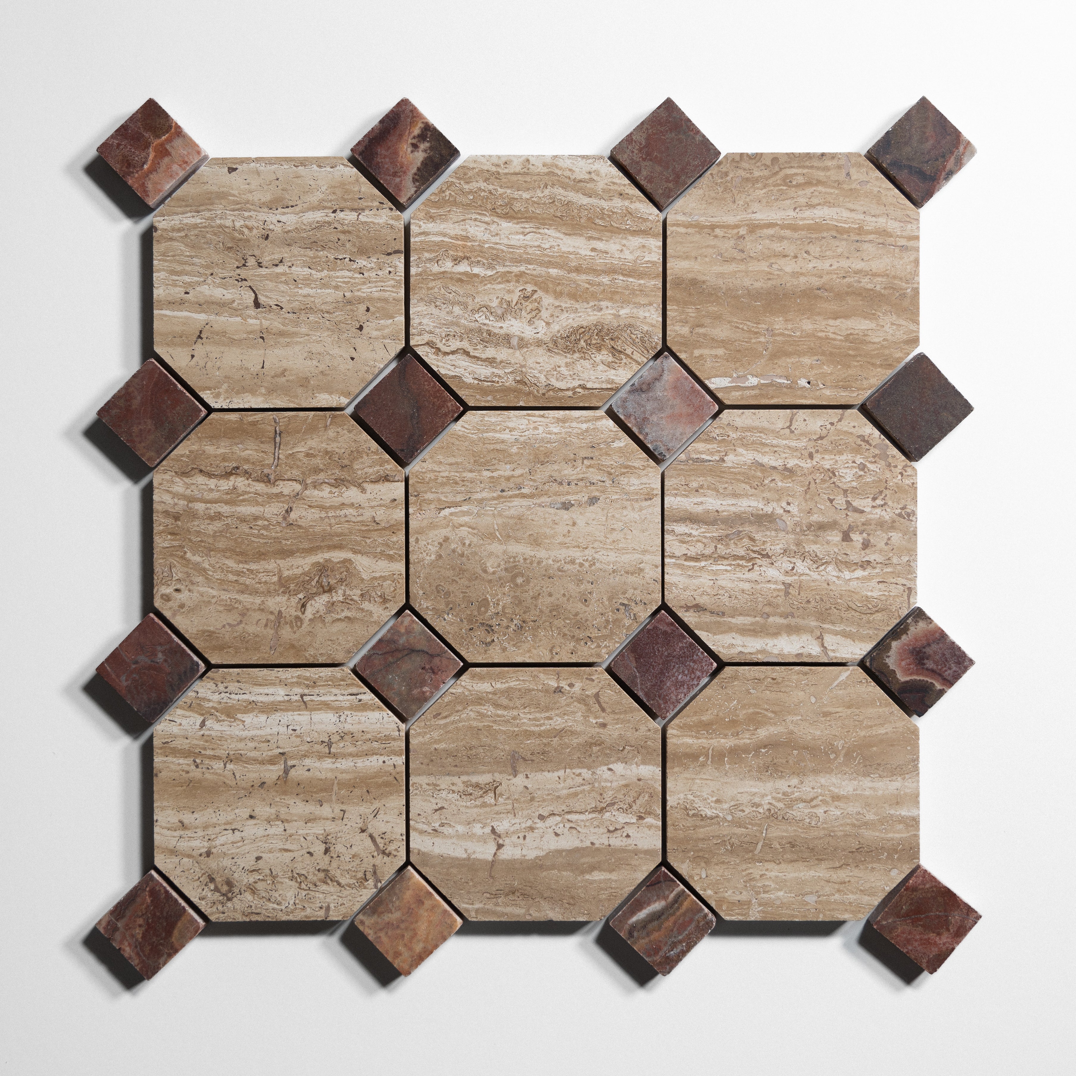 4" octagon tile