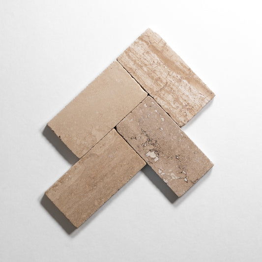 Tumbled Travertine Blend 3"x6"