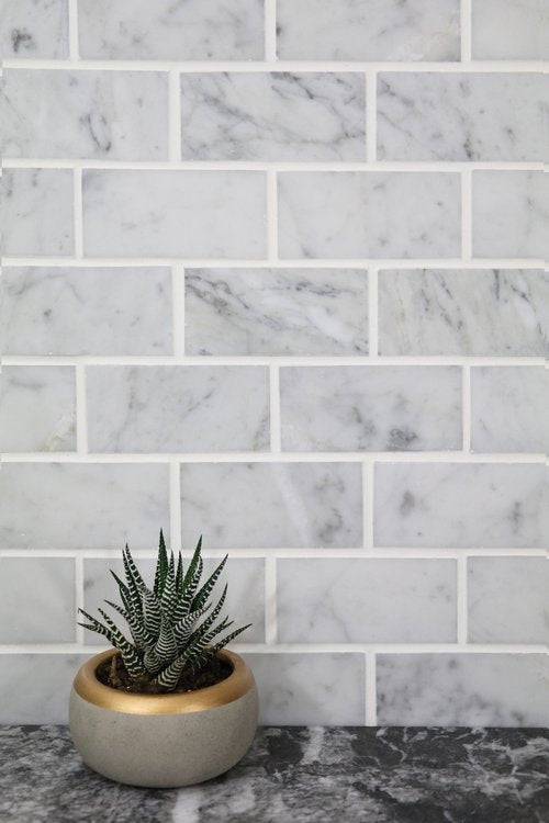 Venatino Carrara Mosaics Tile