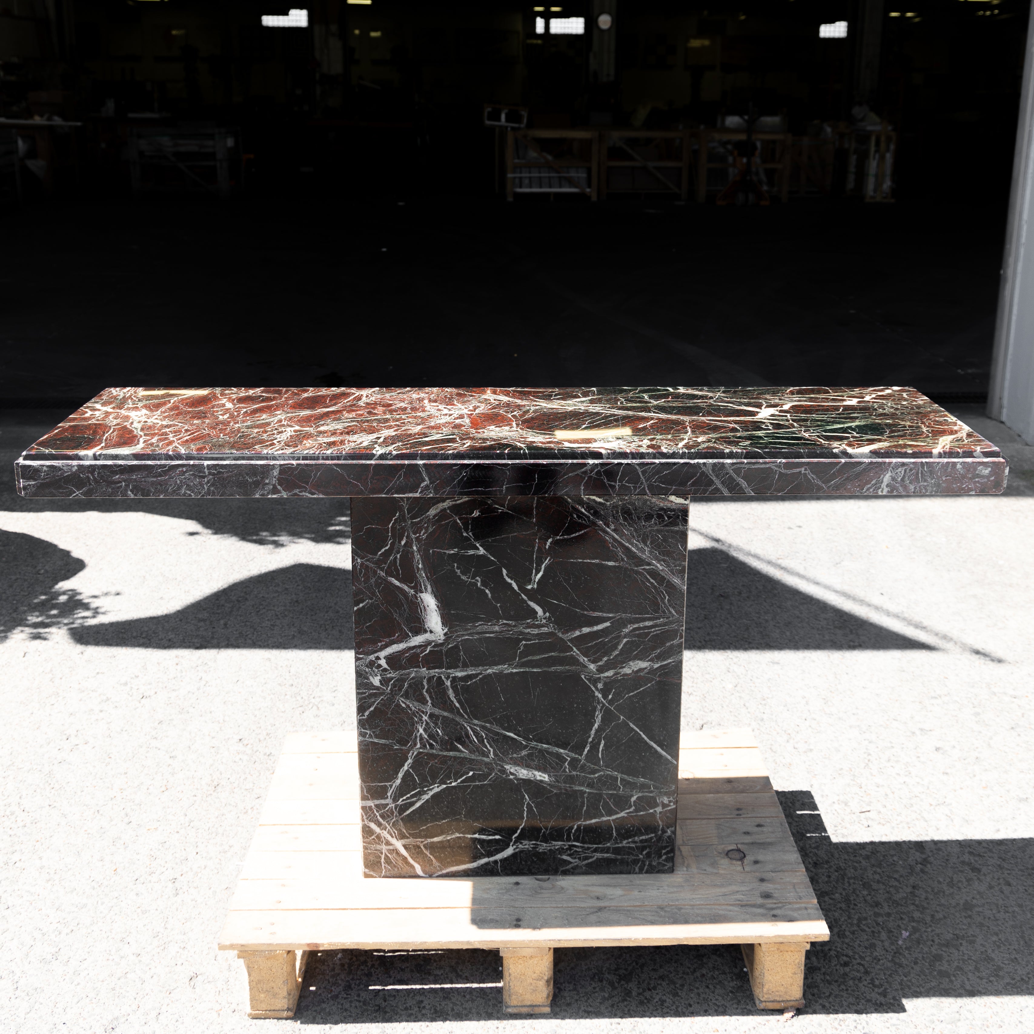 Rosso Levanto Marble Table