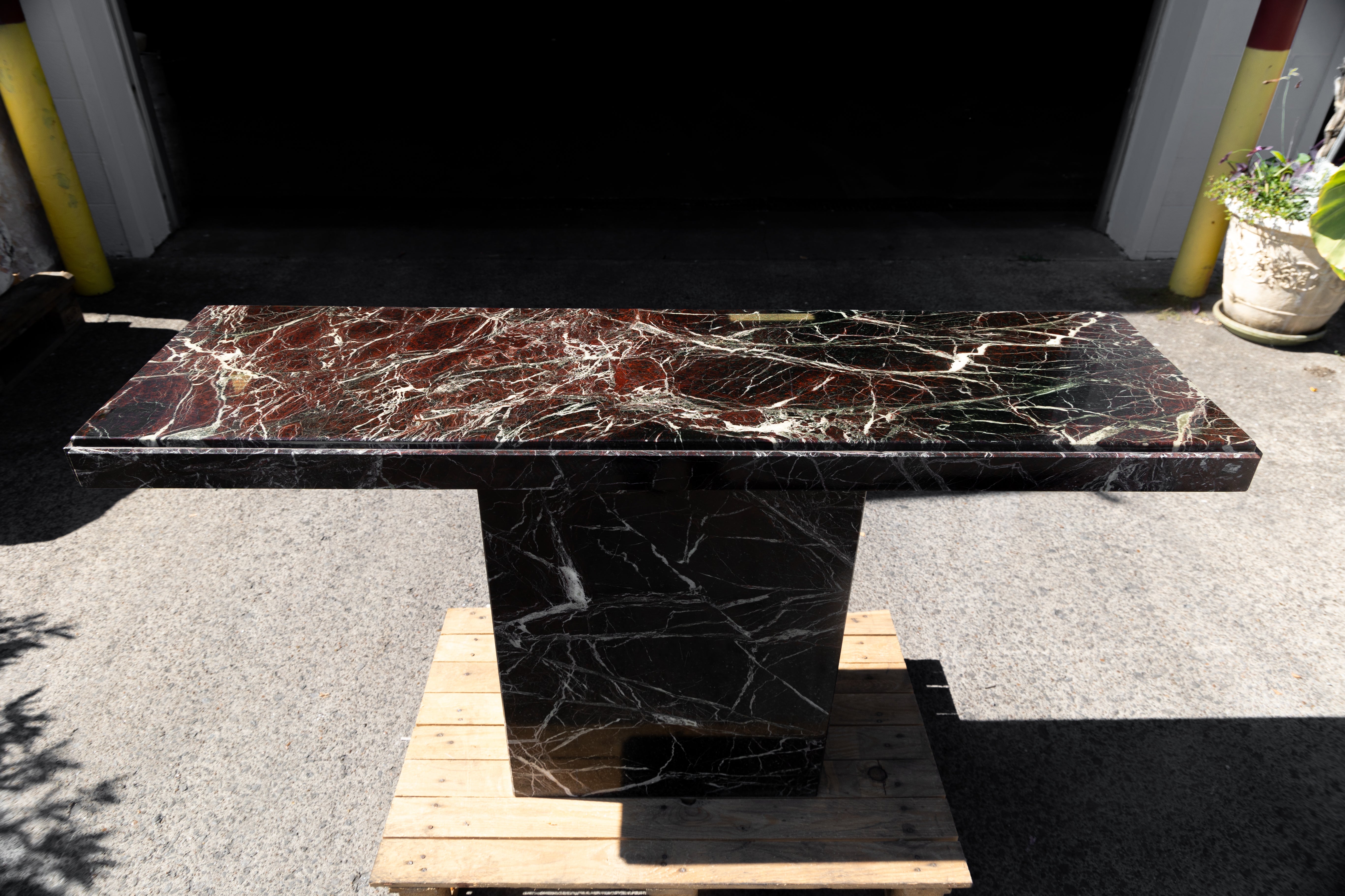 rosso levanto table marble