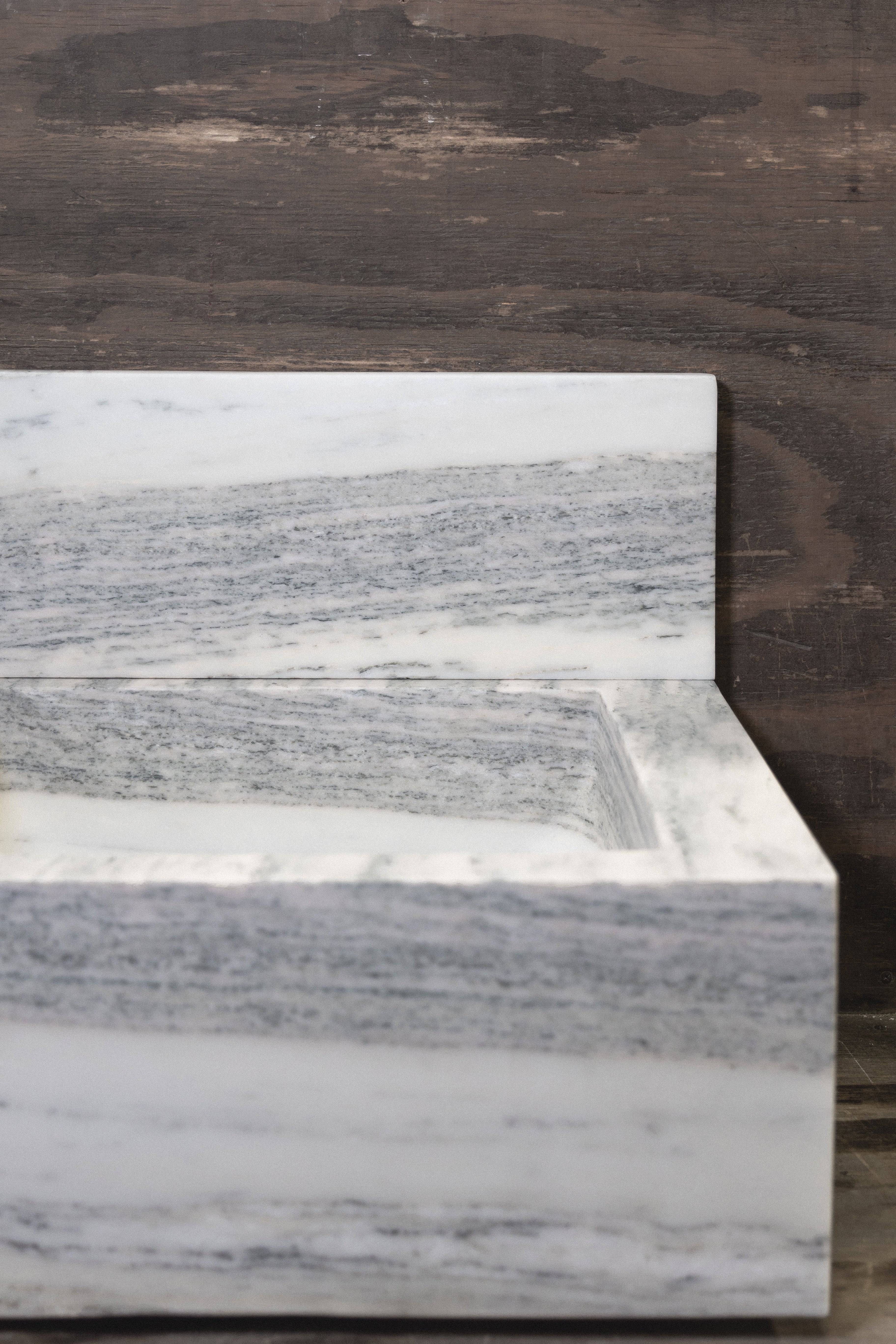 Breccia Capria Floating Sink - Castelli Marble