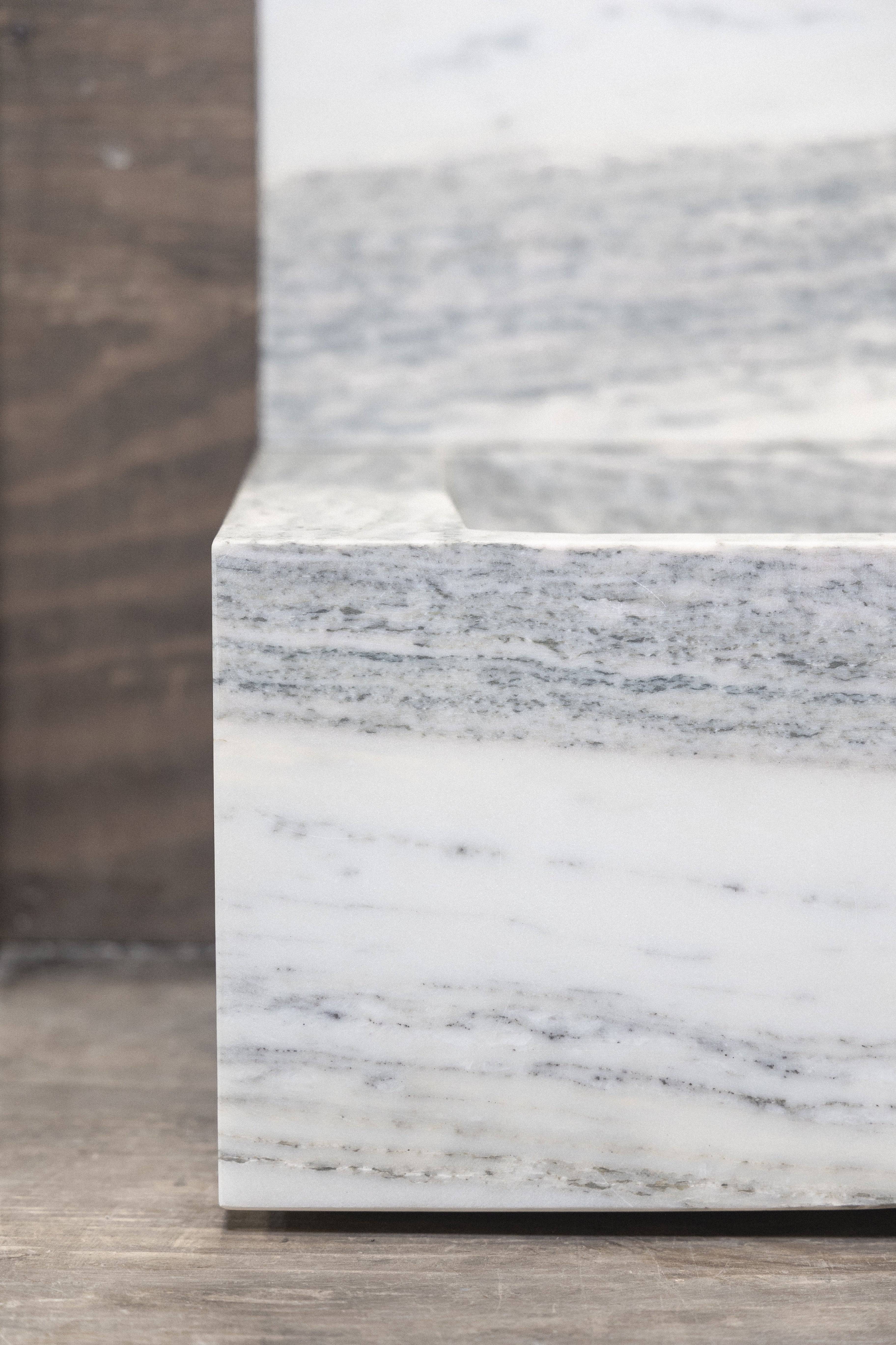 Breccia Capria Floating Sink - Castelli Marble