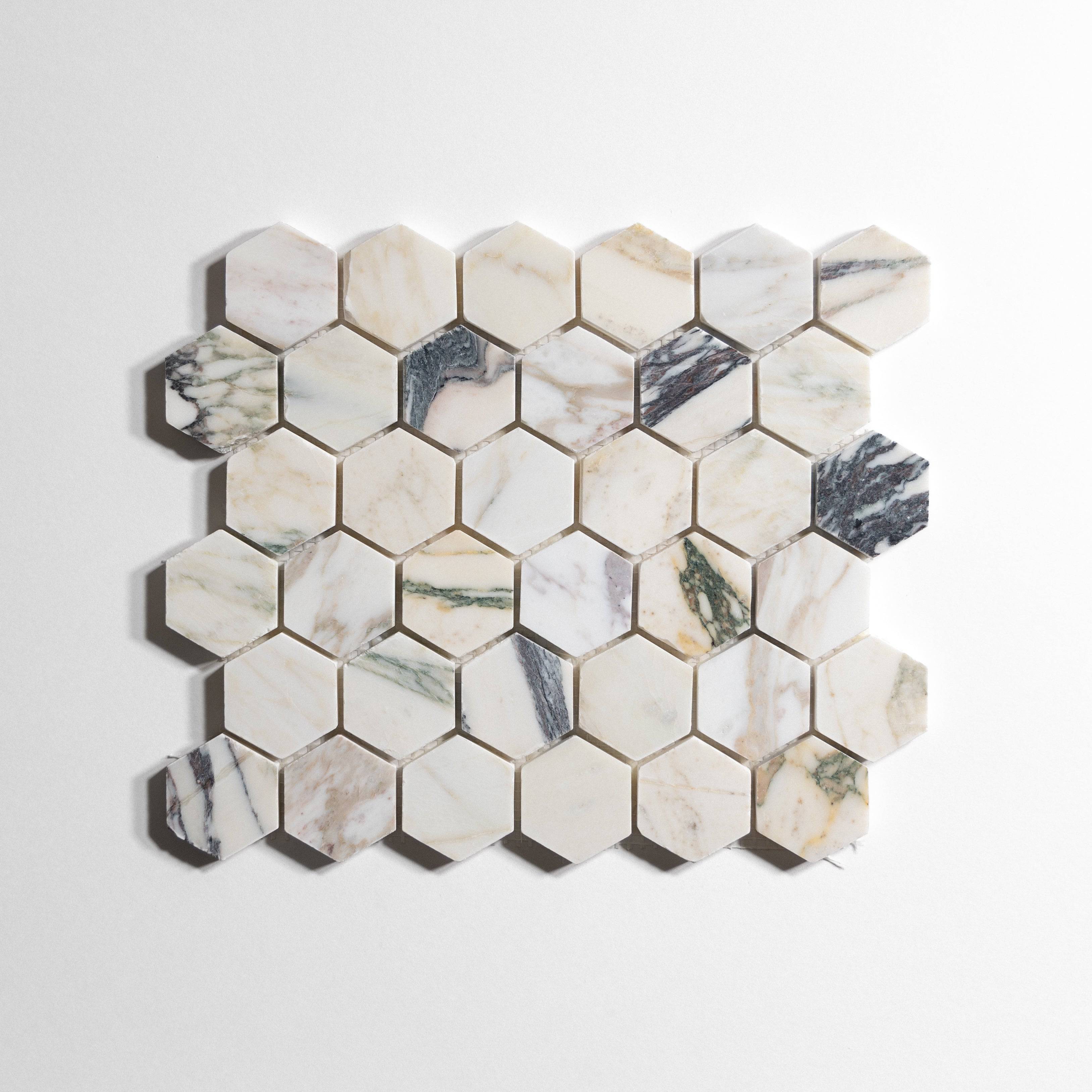 Calacatta Viola Hexagon - Castelli Marble