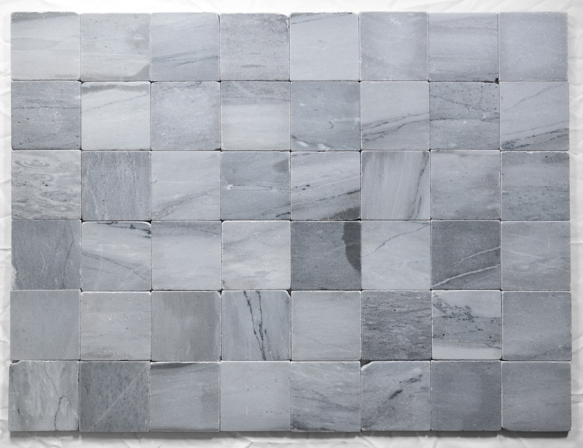 Aspen Gray 4"x4" Tumbled