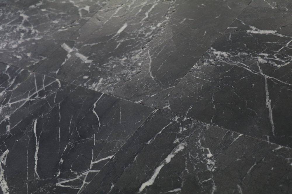 Nero St. Gabriel Brushed Finish Tile - Castelli Marble