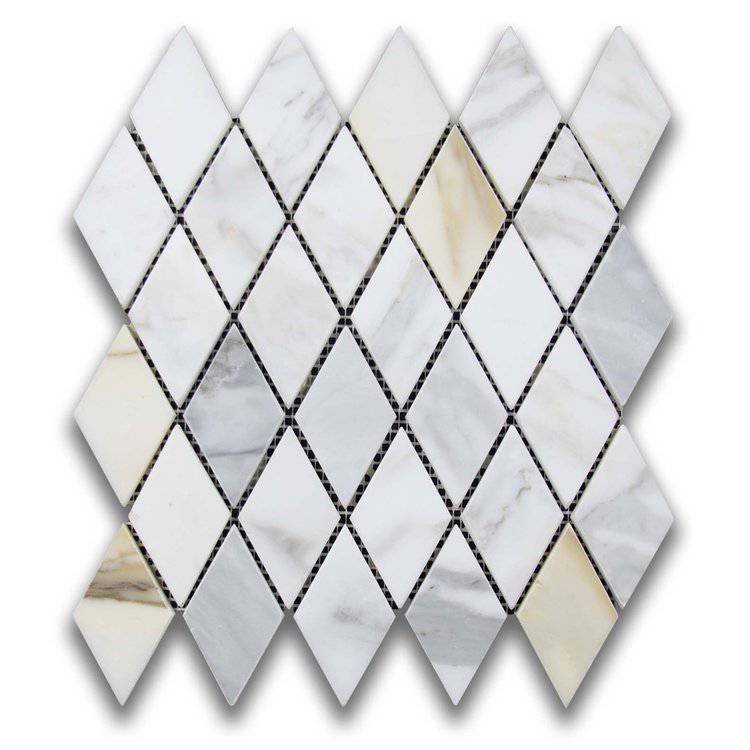 Calacatta Harlequin Mosaic - Castelli Marble