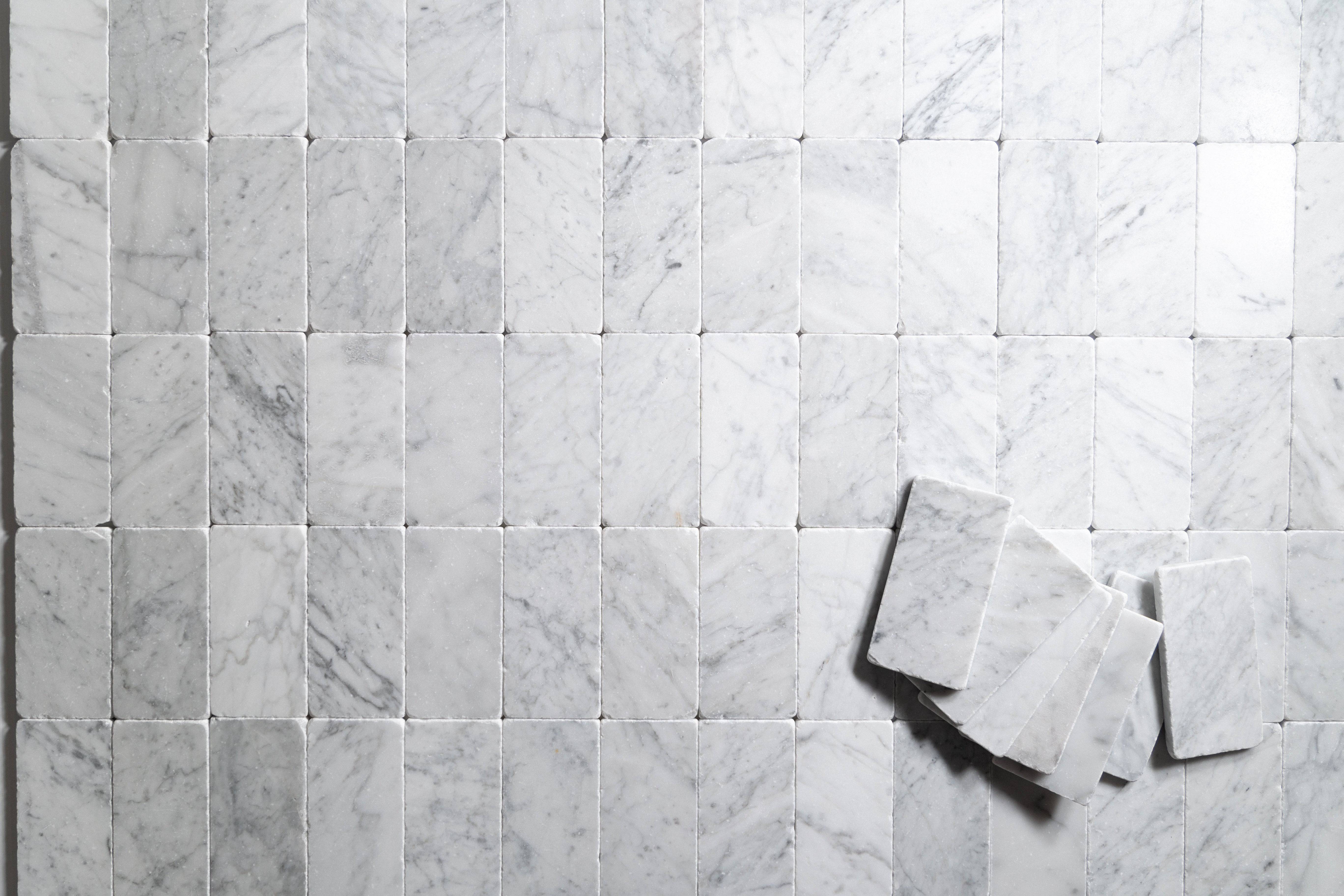 Carrara 3"x6" Tumbled - Castelli Marble