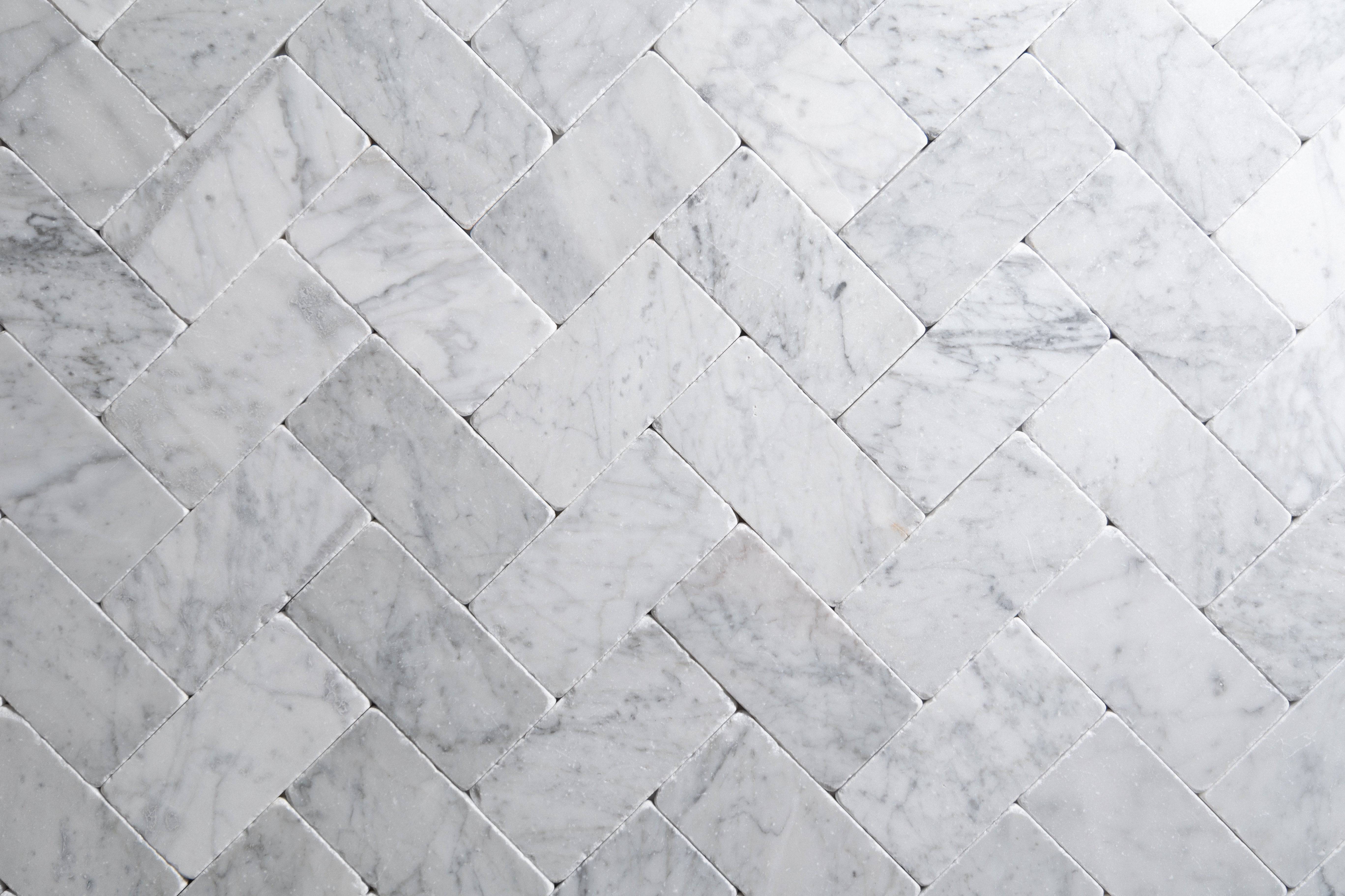 Carrara 3"x6" Tumbled - Castelli Marble