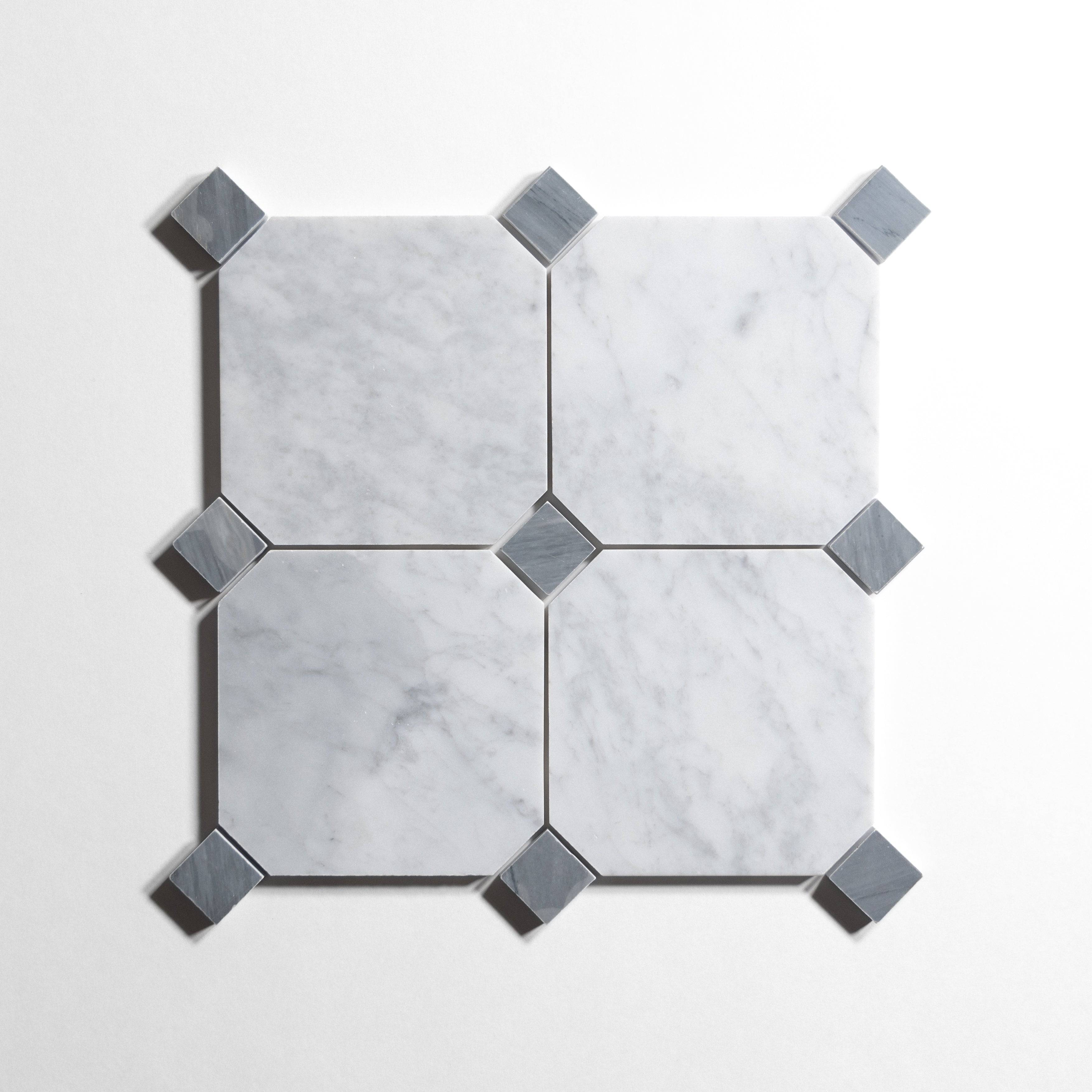 Venatino Carrara Octagon - Castelli Marble