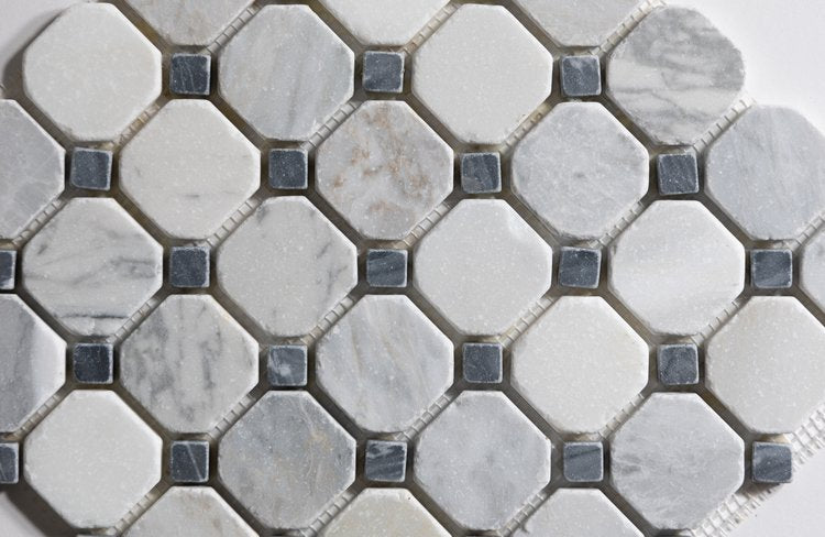 Antique Carrara / Bardiglio Octagon