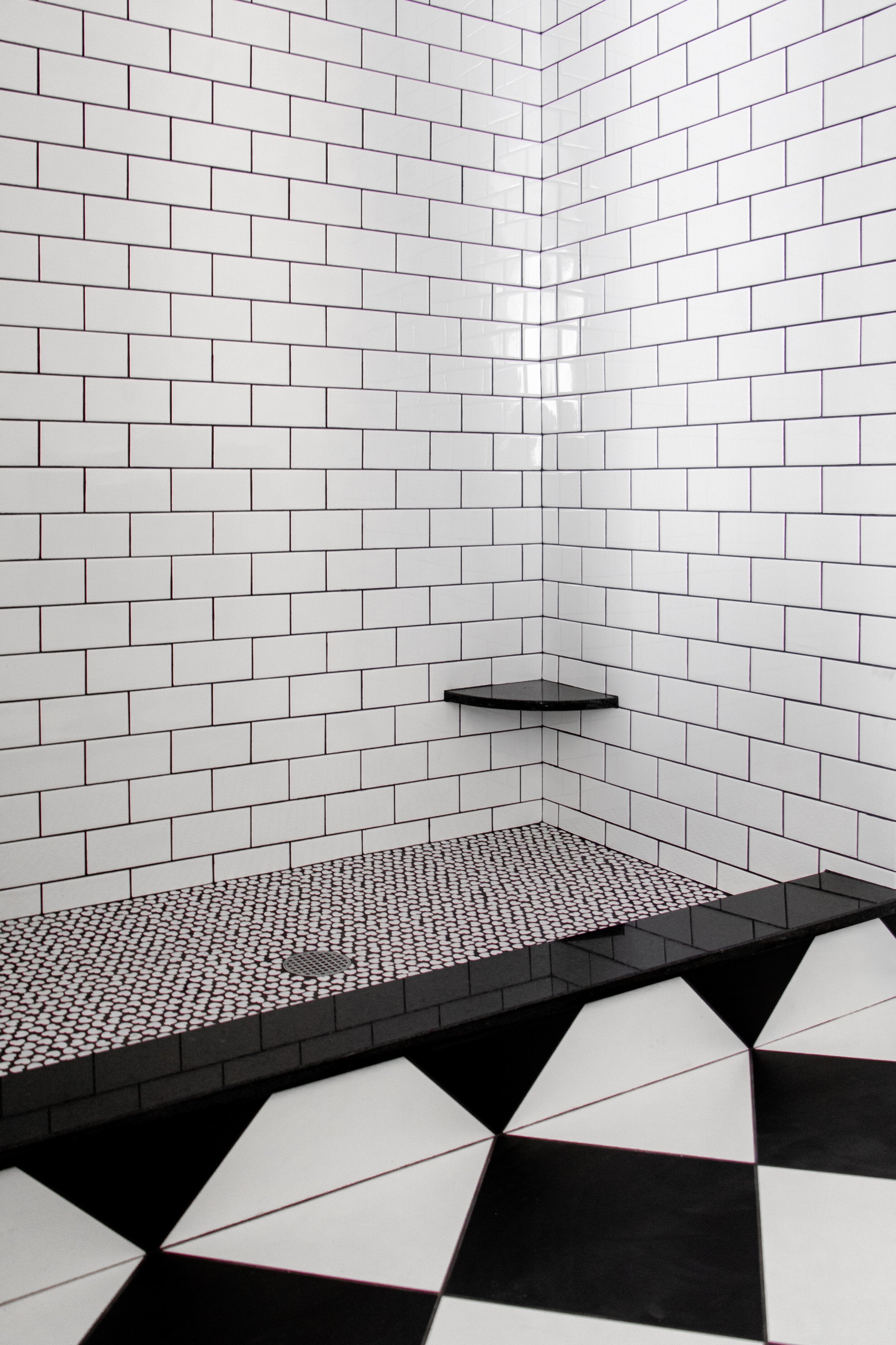 Black Granite Curb Marble curb for Bathroom