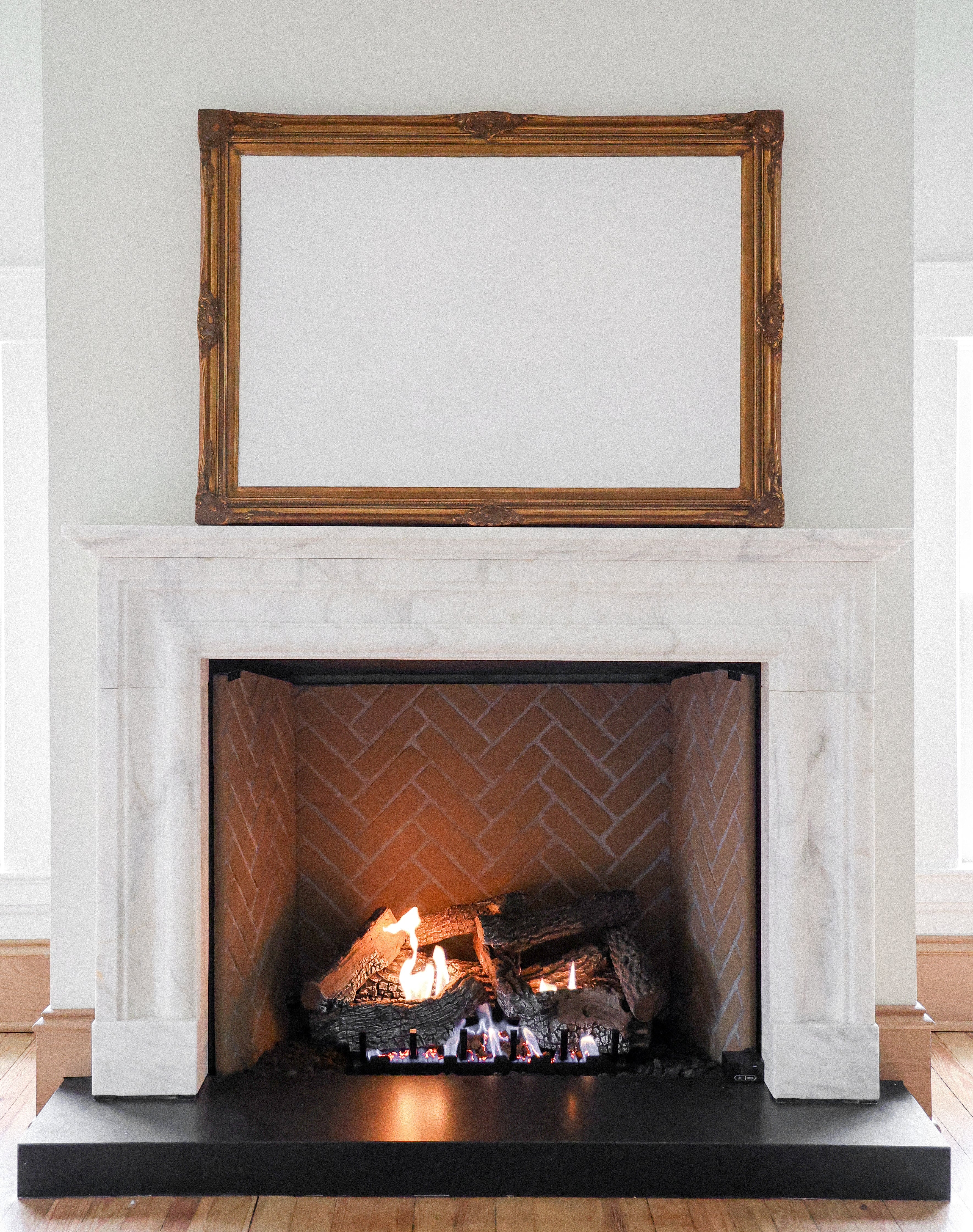 Calacatta Marble Fireplace
