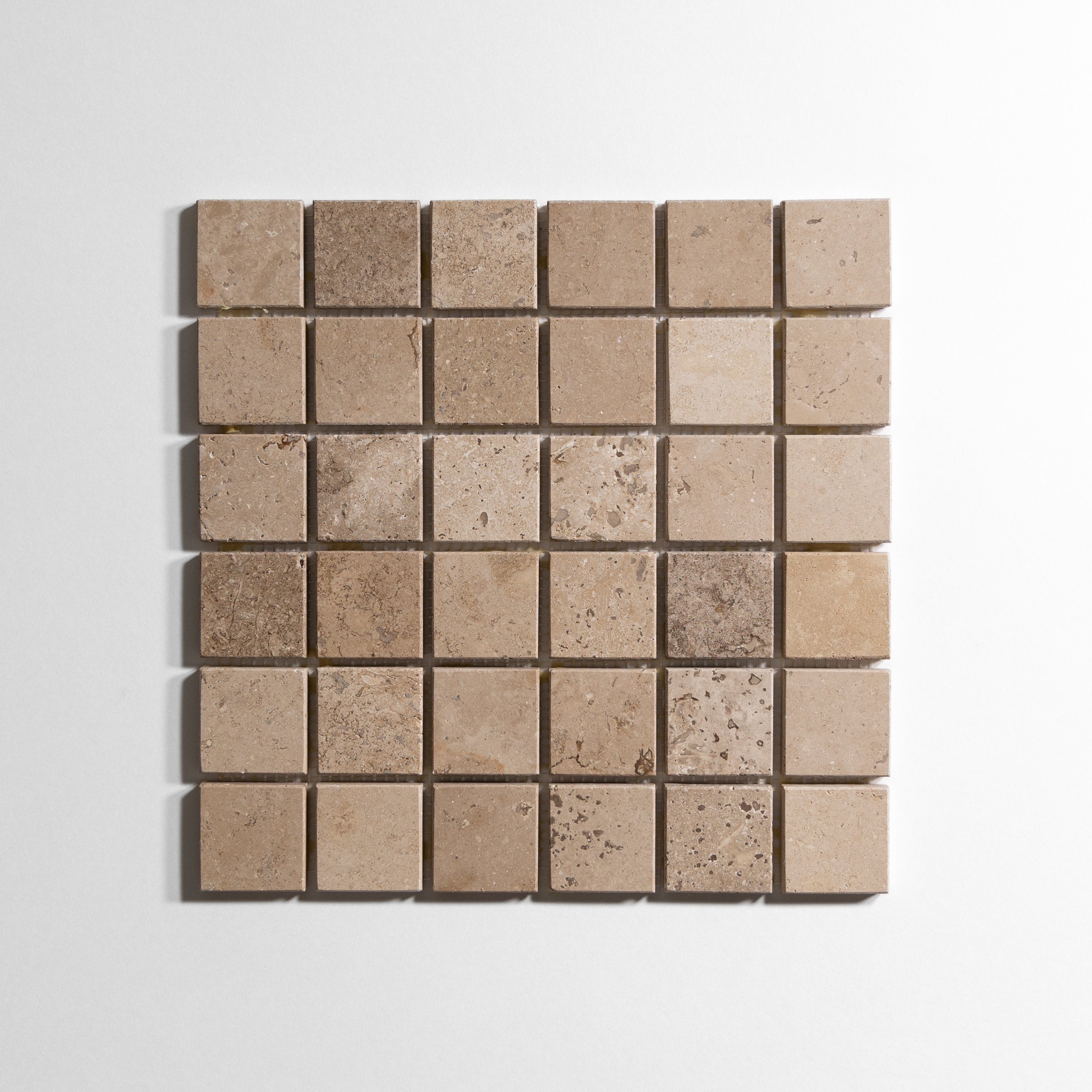 Chocolat 2" x 2" marble tiles