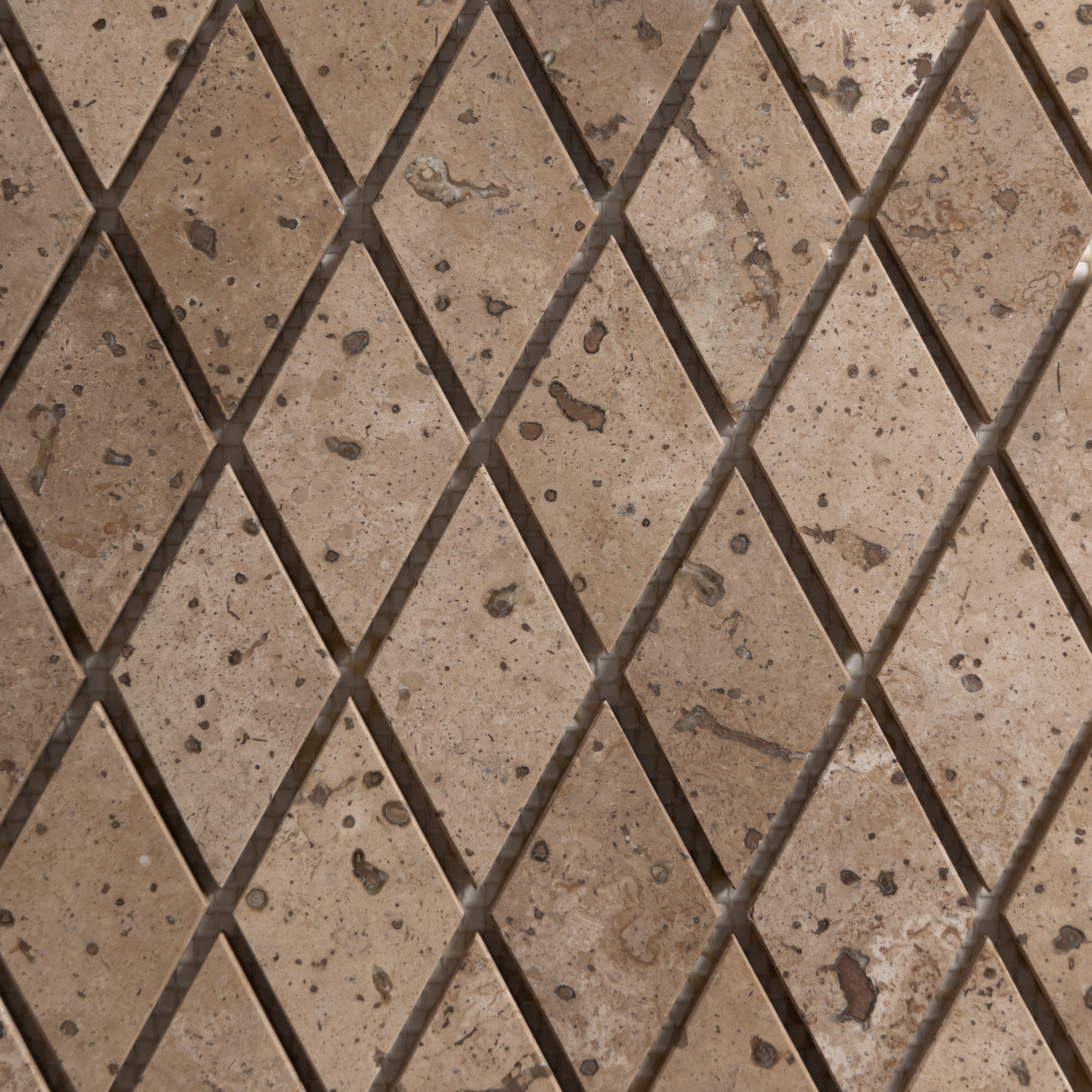 Chocolat Harlequin Mosaic - Castelli Marble