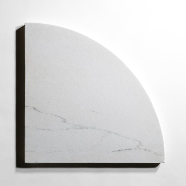 Colorado Calacatta 20" Corner Seats Marble Curbs
