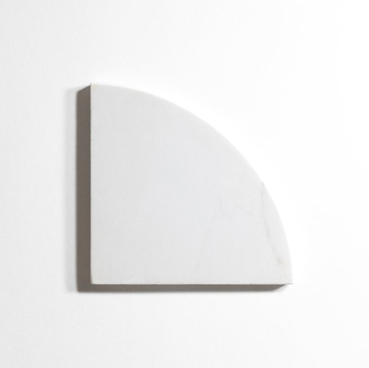 Colorado Calacatta Marble Corner Shelf for Bathroom
