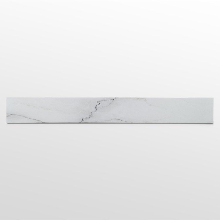 Colorado Calacatta Curb  Marble Shelf