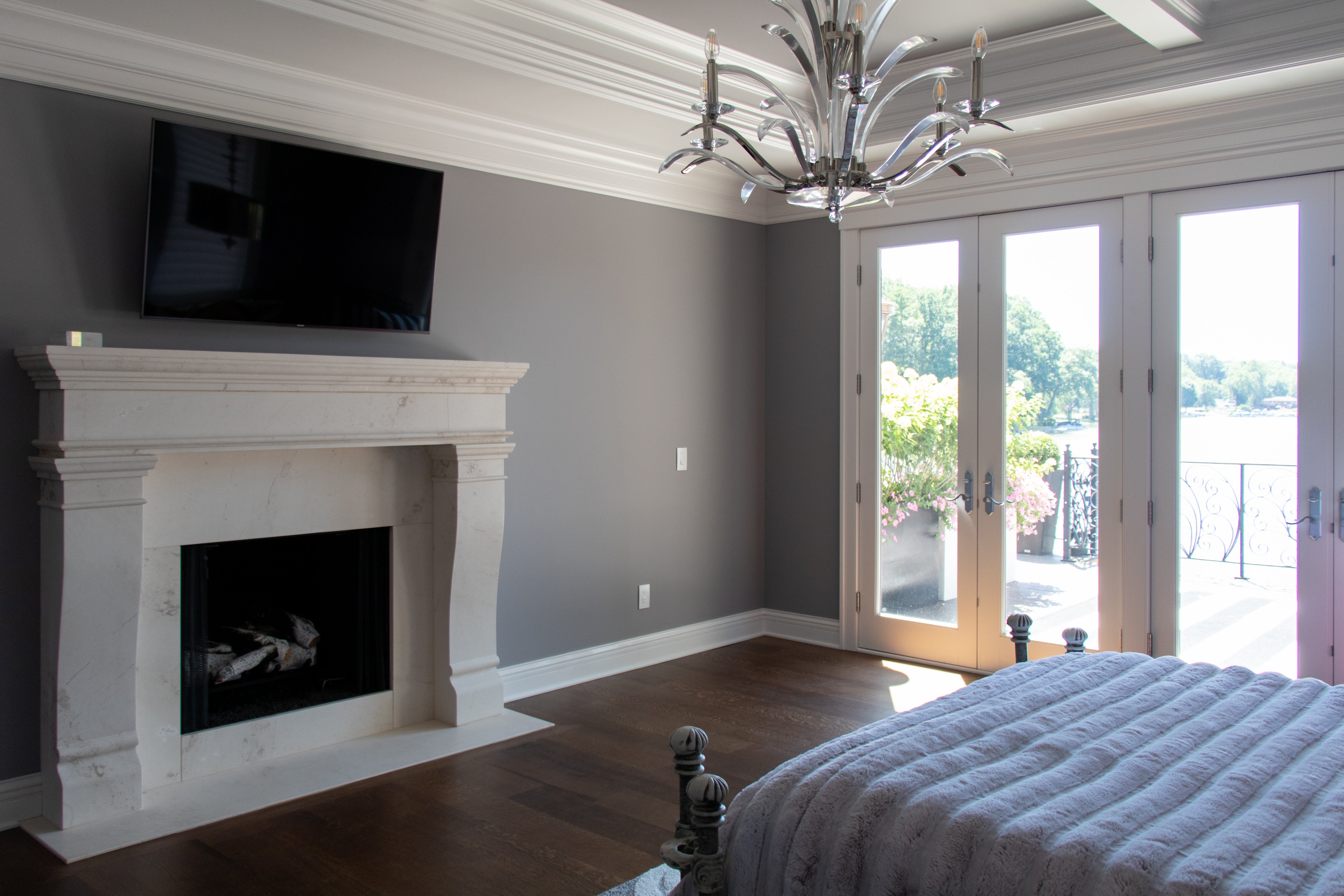 Crema Marble 78” X 65”