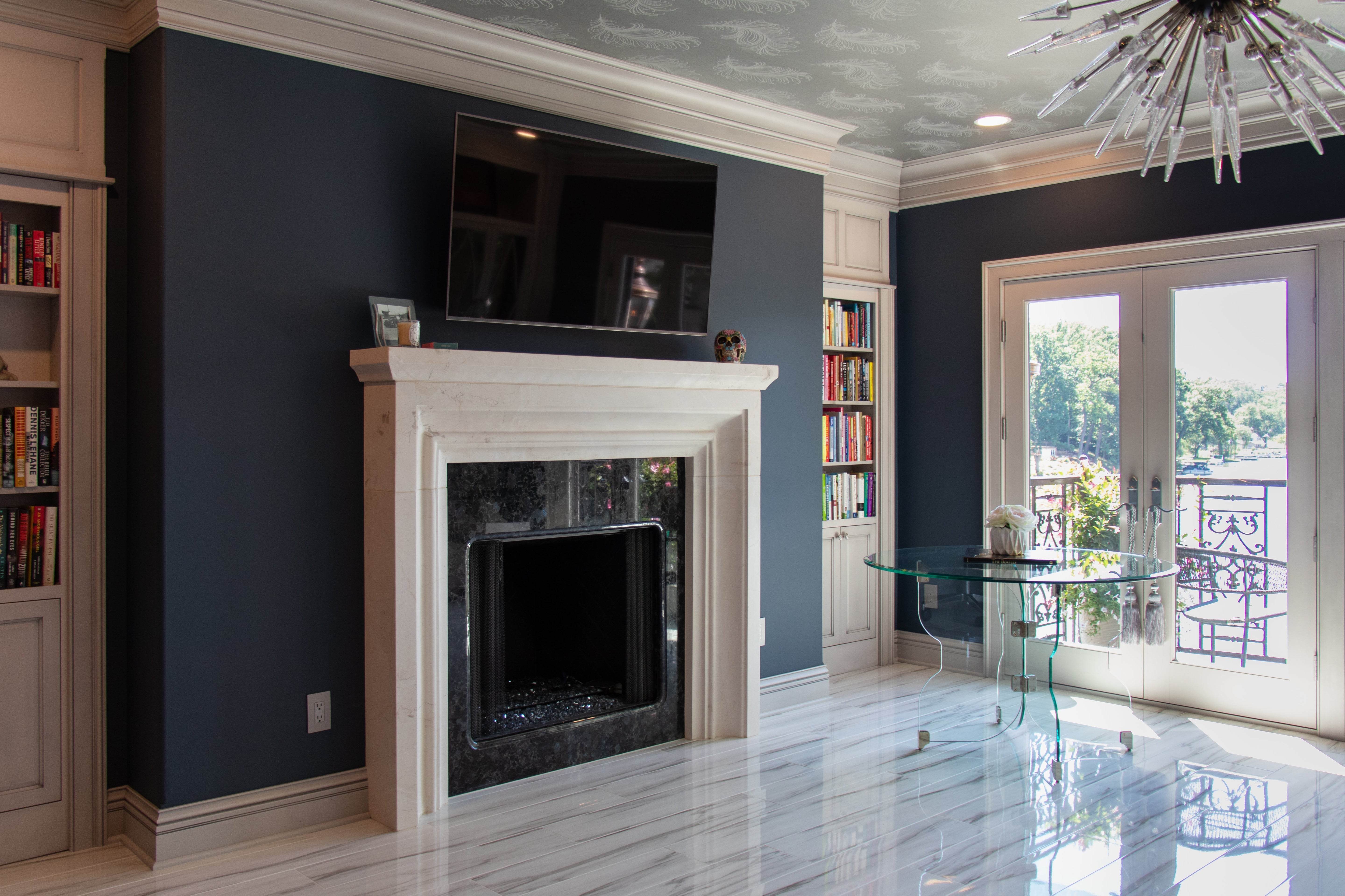Crema Marble 70” X 64”