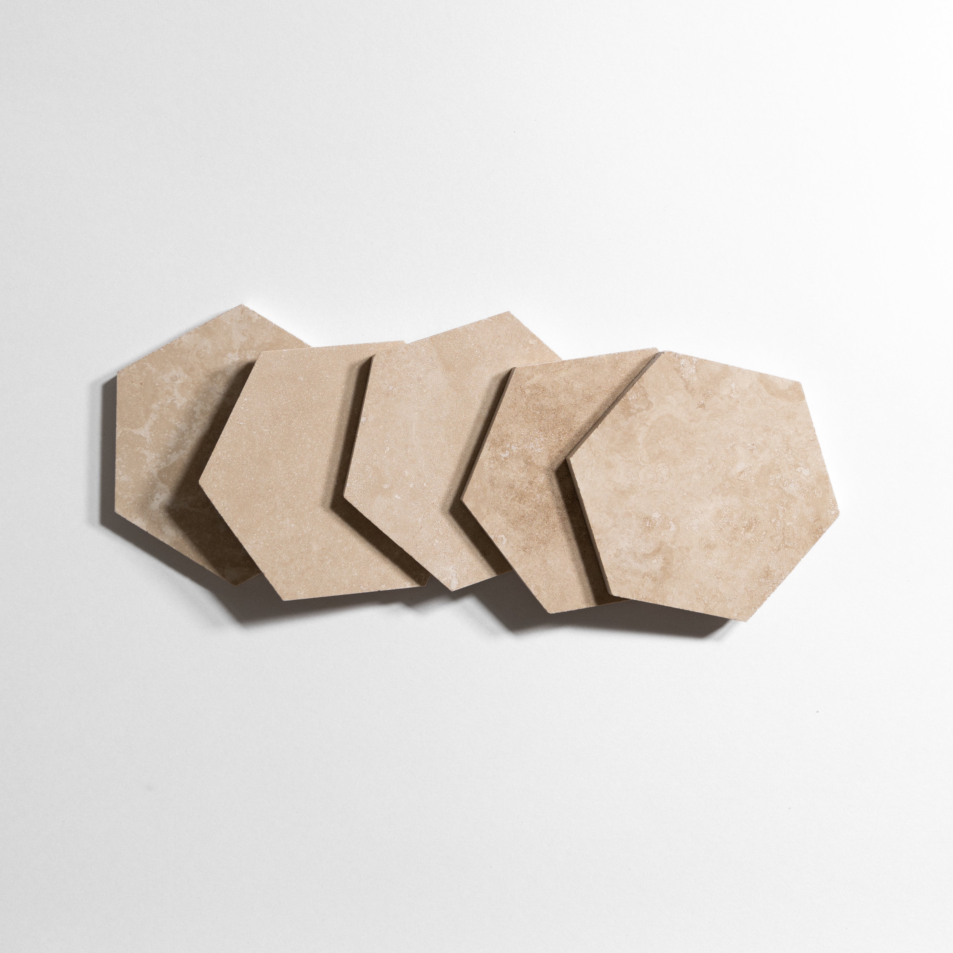 Durango 5" Hexagon Marble Tiles