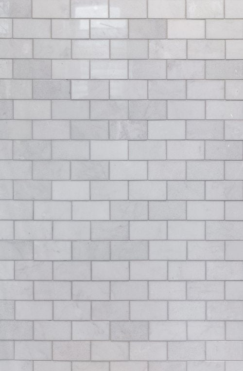 Glacier White Marble Tile  3" x 6"