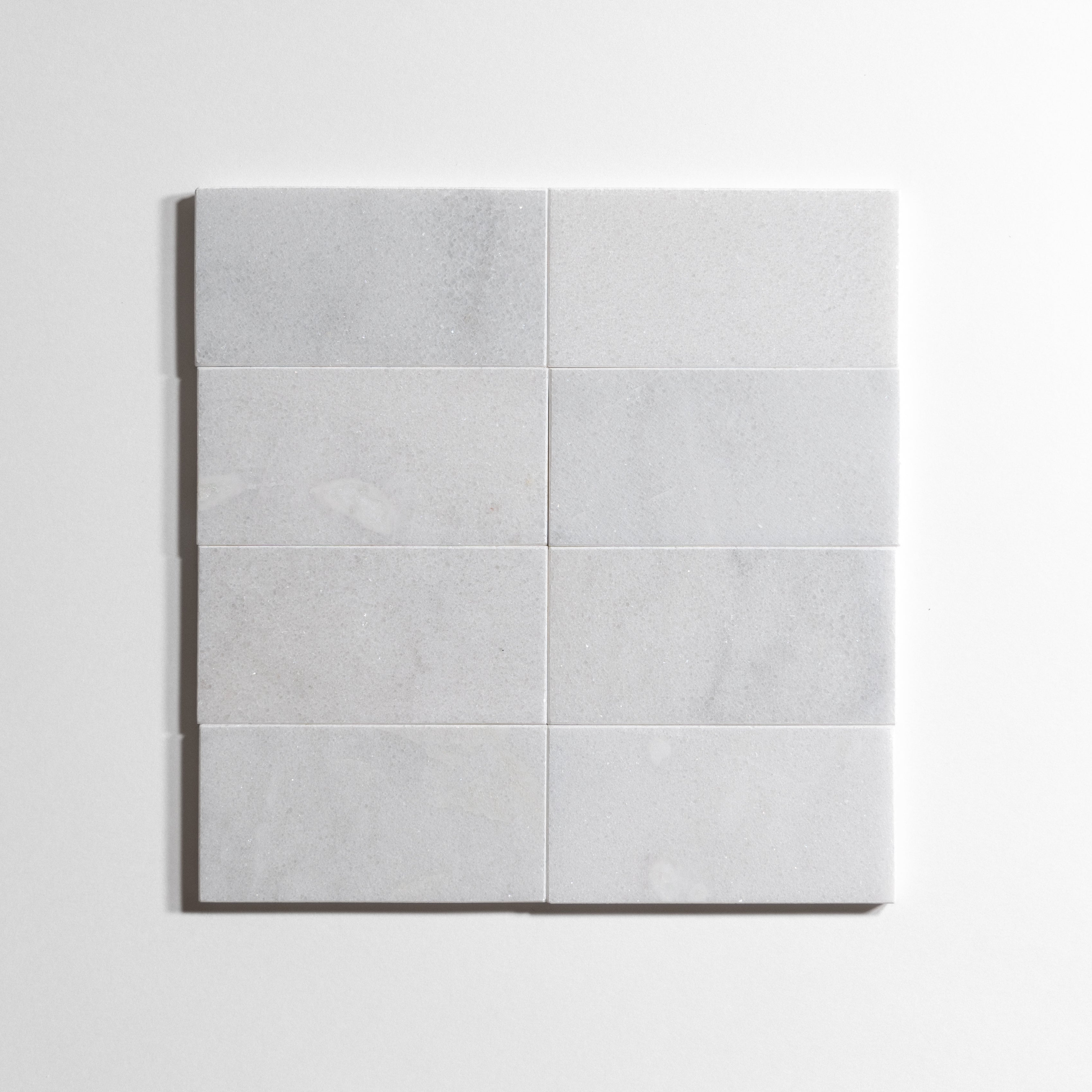 Glacier White 3" x 6" Marble