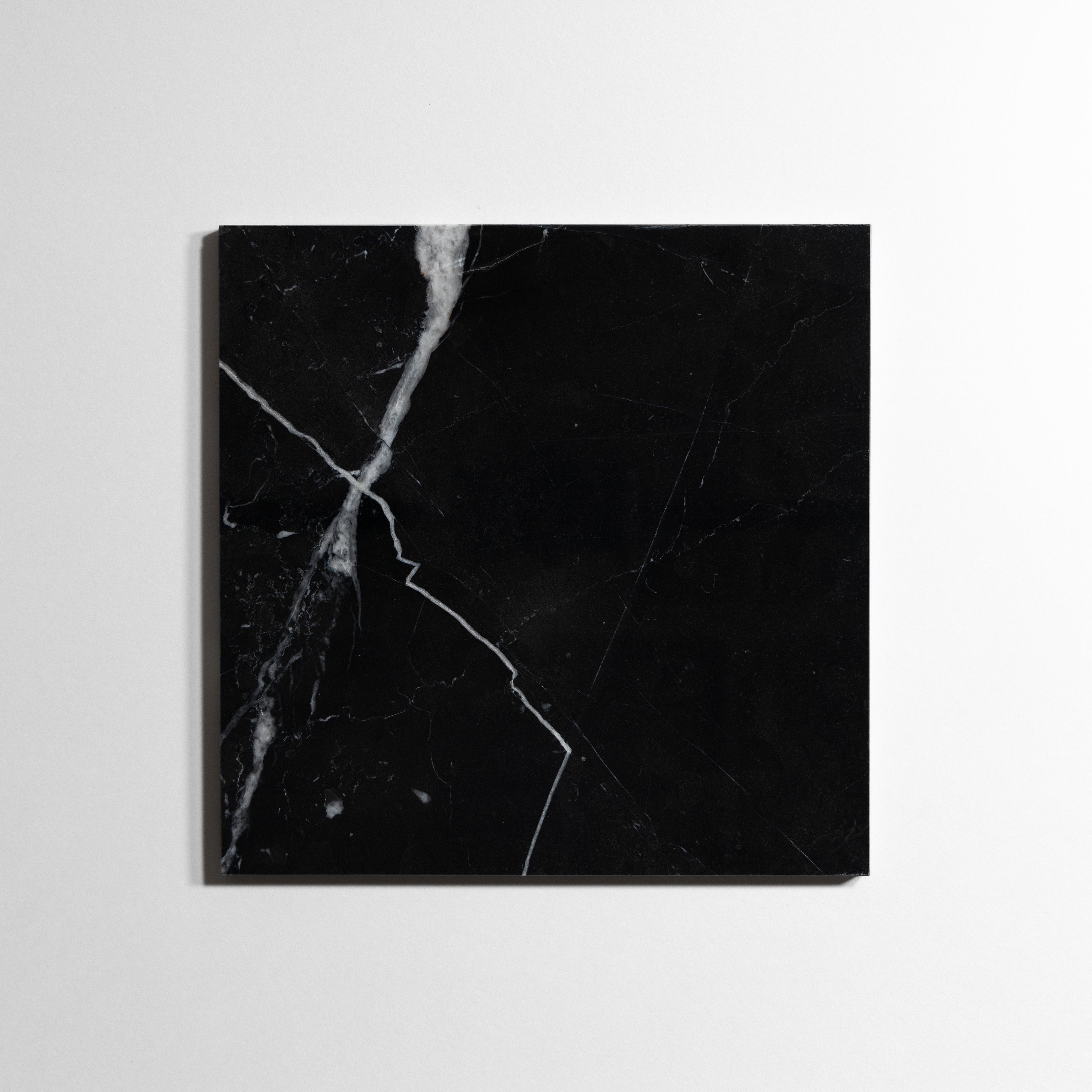 Nero St. Gabriel 12"x12" Black Marble Tiles