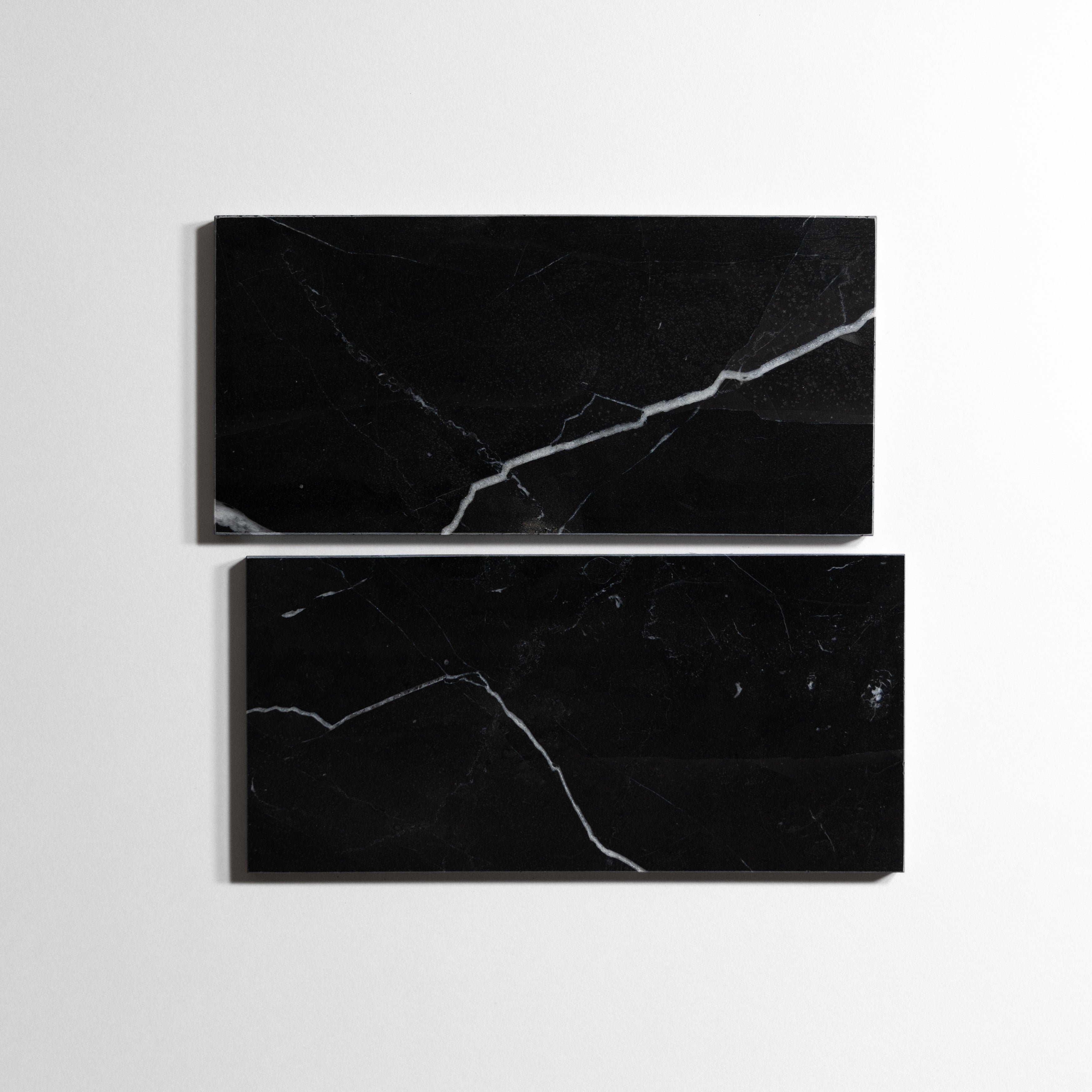 Nero St. Gabriel 6x12 in USA | Black Marble Tiles by Castelli