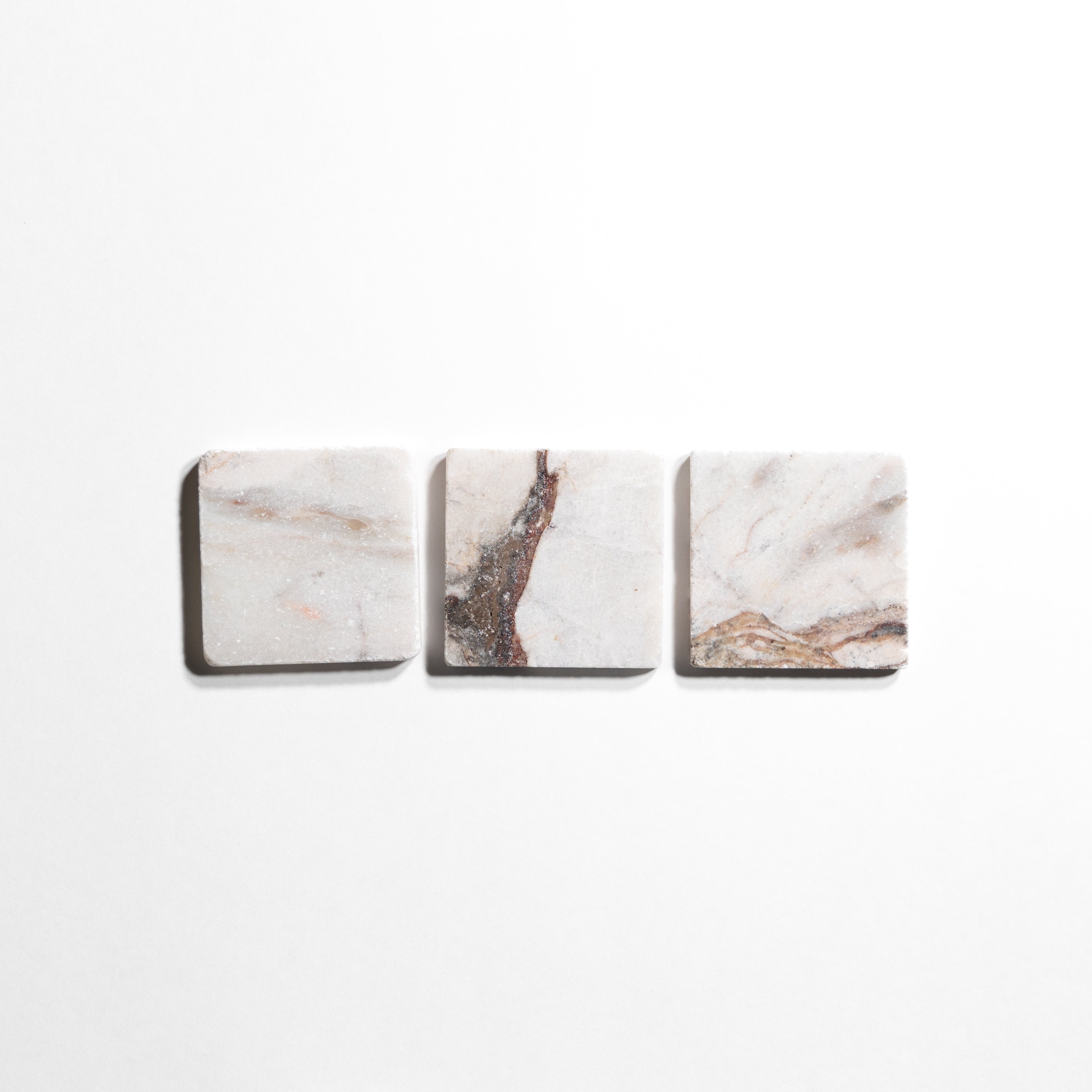 Rosewood 4" x 4" Tumbled Marble
