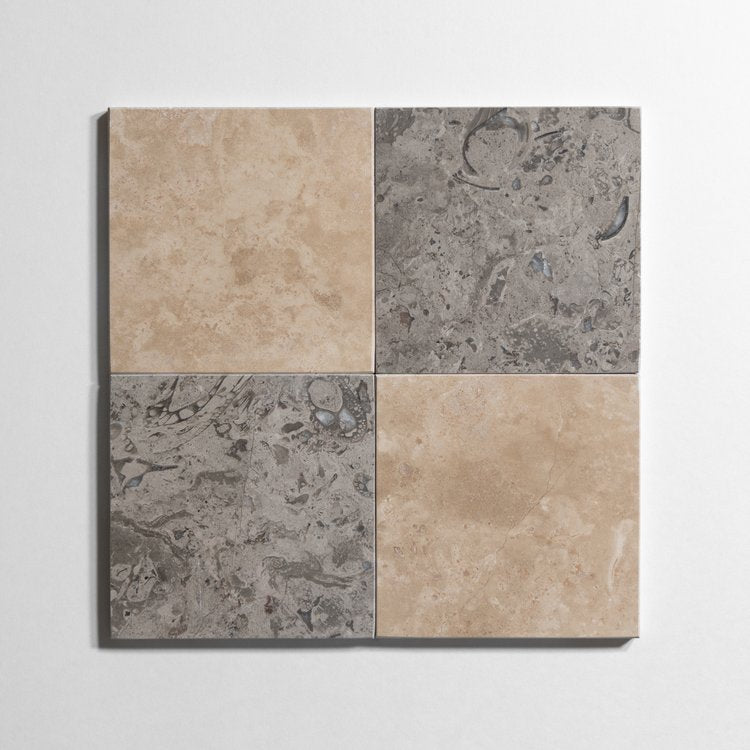 Checkered Marble Wall Tile