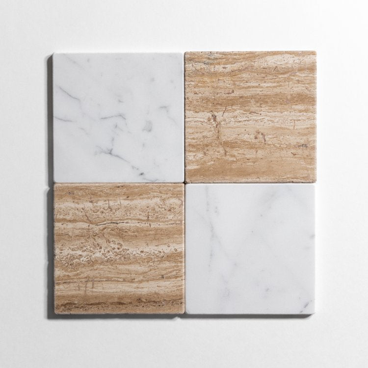 Stonewood Checkered Marble Tile