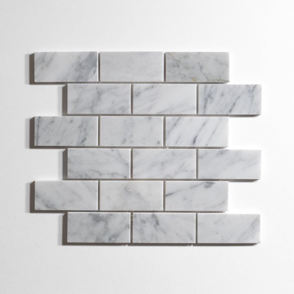 Venatino Carrara 2" x 4" Marble TIle