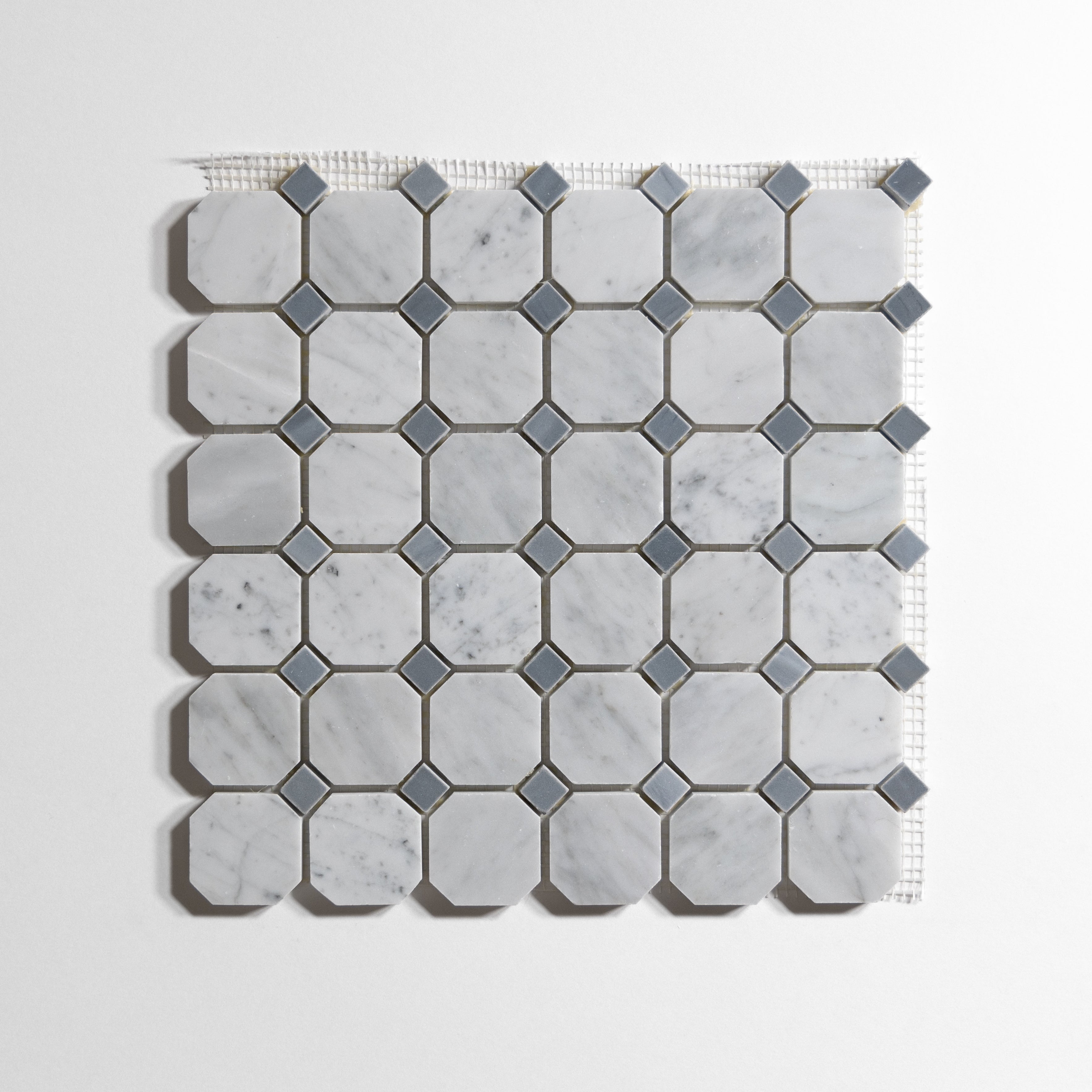 Bardiglio Octagon Marble Tiles