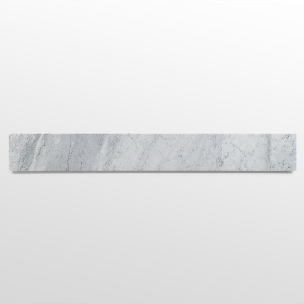 Venatino Carrara Curb Marble Bathroom Corner Shelf