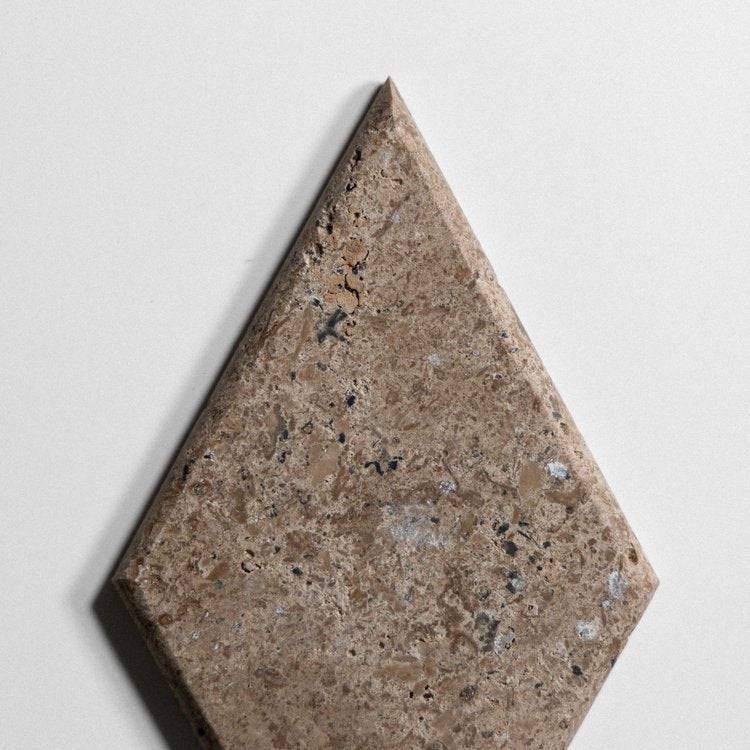 Chocolat 4"x8" Rhomboid - Castelli Marble