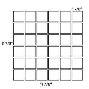 Chocolat 2" x 2" Marble Mosaic Tile