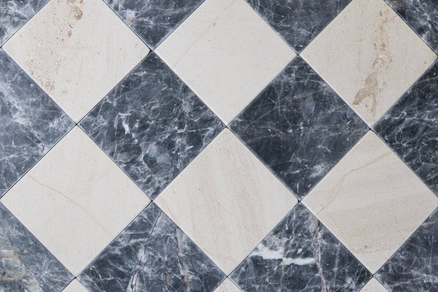 Crema & Riviera 6" x 6" Tumbled Pavers - Castelli Marble