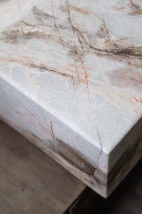 Rosewood Bowed out sink - Castelli Marble