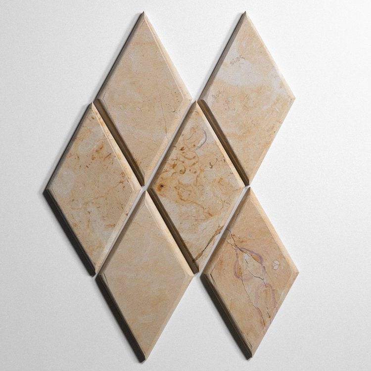 San Mateo 4"x8" Rhomboid - Castelli Marble