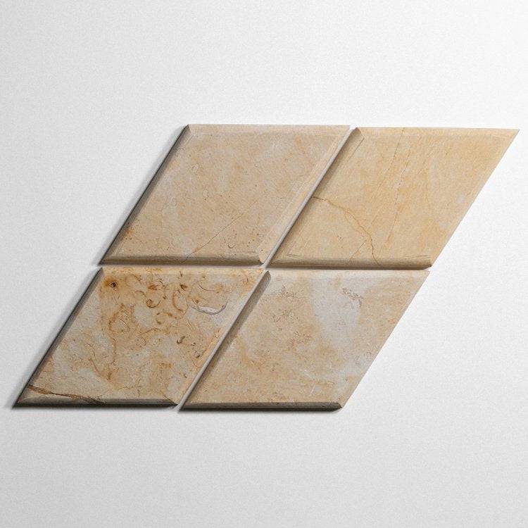 San Mateo 4"x8" Rhomboid - Castelli Marble