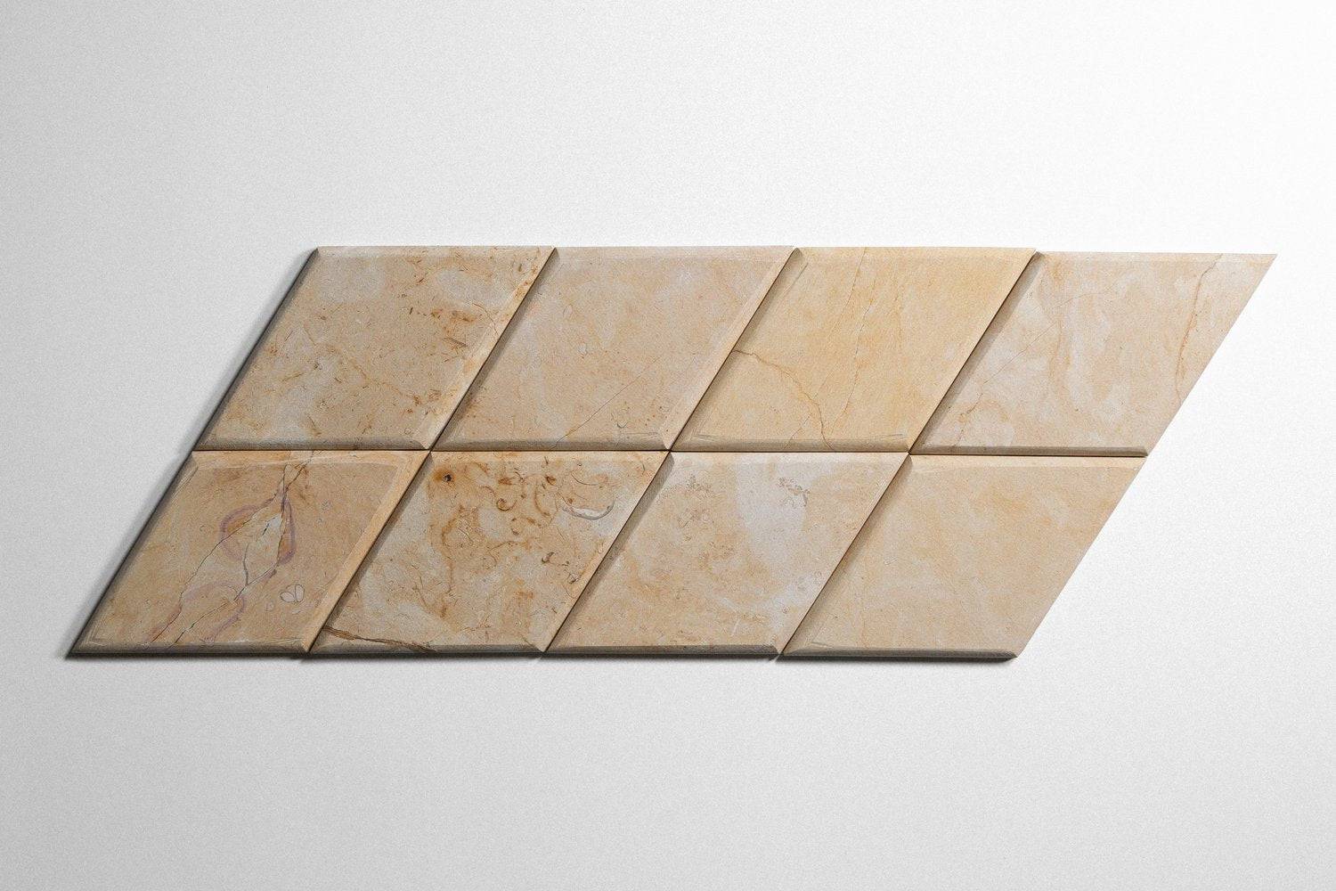 San Mateo 4"x8" Rhomboid - Castelli Marble