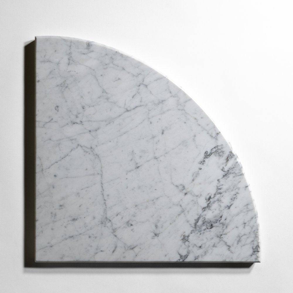 Venatino Carrara 20" Corner Seats - Castelli Marble