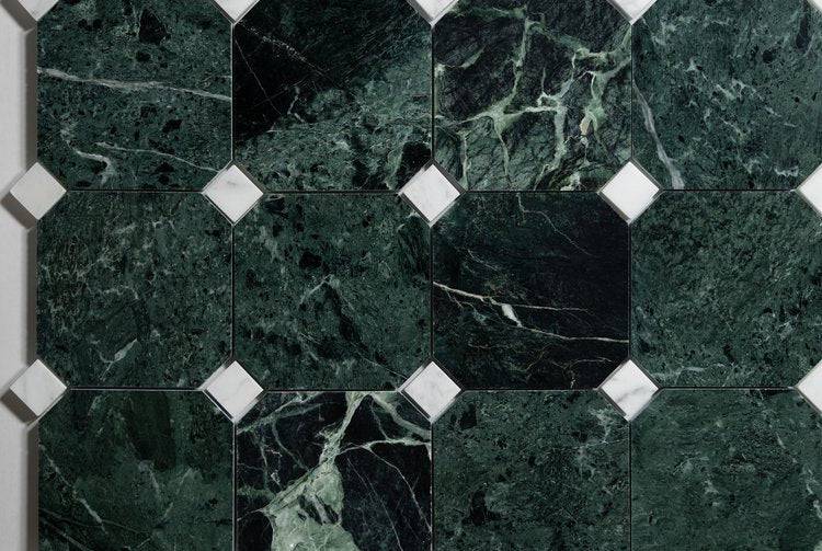 Verdi Alpi 6"x6" Octagon - Castelli Marble