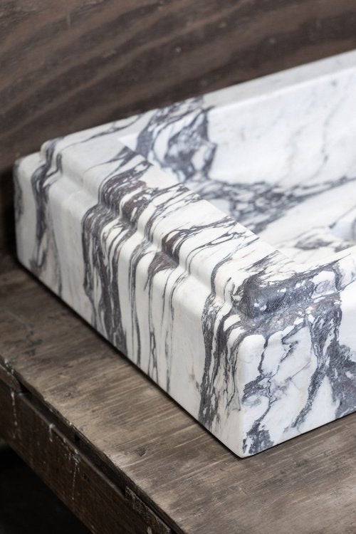 Calacatta Viola Double Bullnose - Castelli Marble